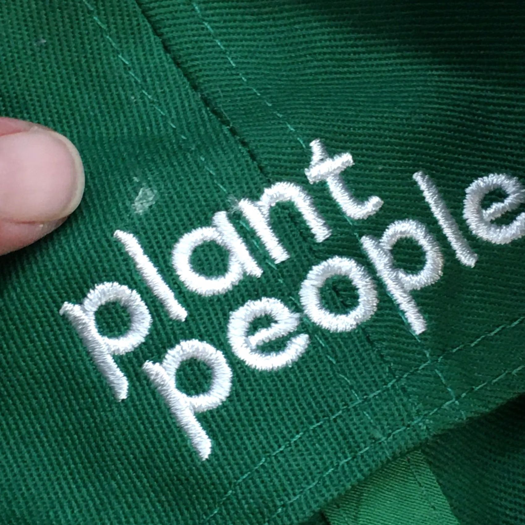 Vintage Weld MFG Plant People Baseball Cap Mens Green One Size Curve Bill Organic Cotton Size ONE SIZE - 7 Thumbnail