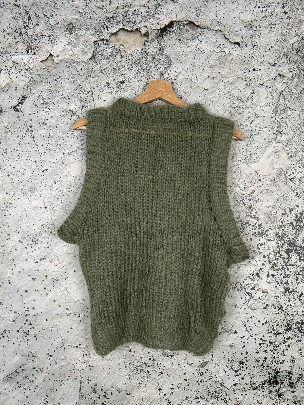 Other Vintage Mohair Wool Vest Avantgarde Alternative Grunge Size US S / EU 44-46 / 1 - 4 Thumbnail