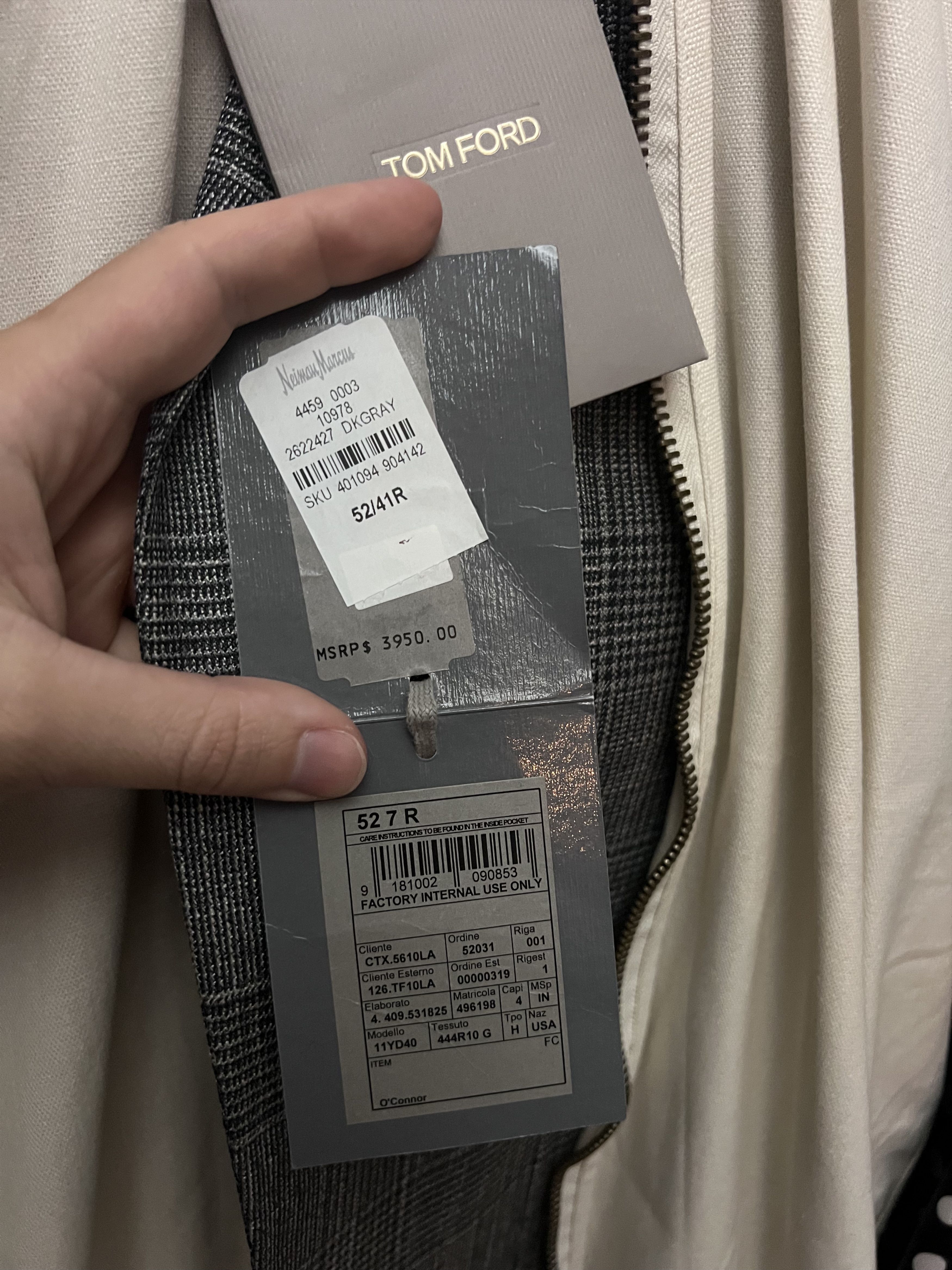 Tom Ford Tom Ford new never worn Blazer Size 52R - 10 Thumbnail