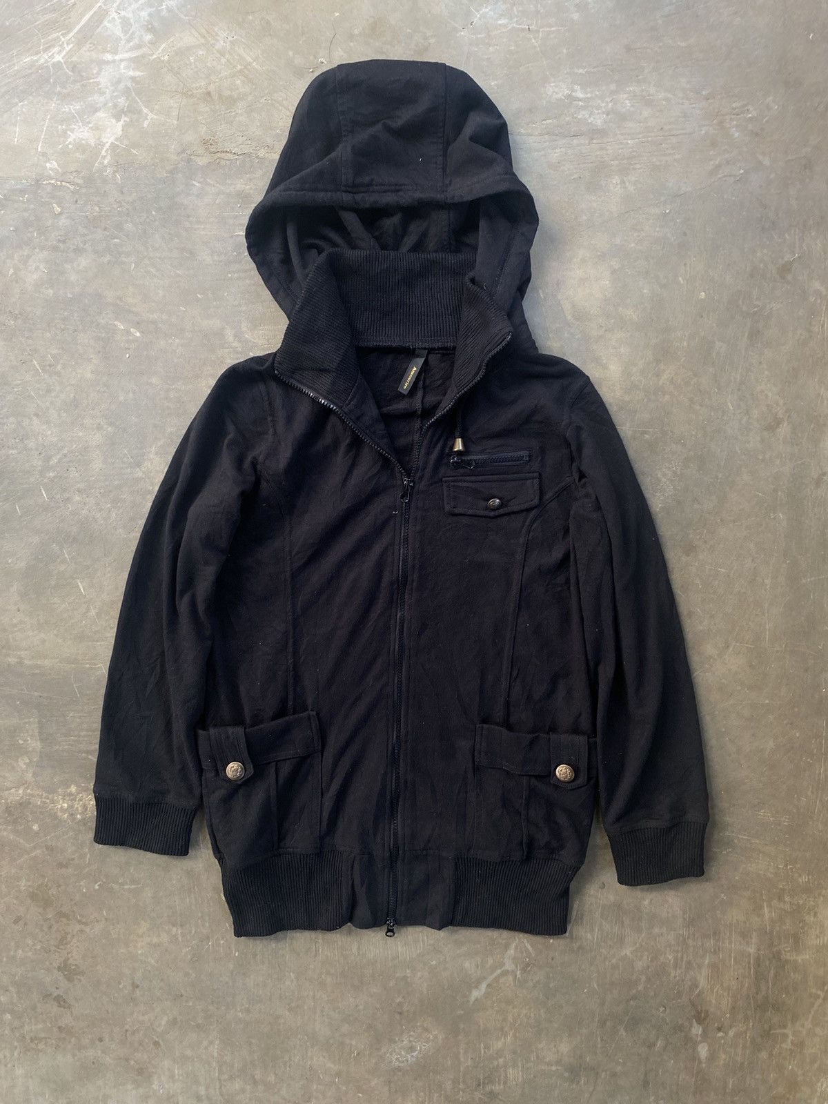 If Six Was Nine × Japanese Brand × Le Grande Bleu (L.G.B.) Amourire Gothic embroidered style Zip Up Hoodies Size US M / EU 48-50 / 2 - 1 Thumbnail