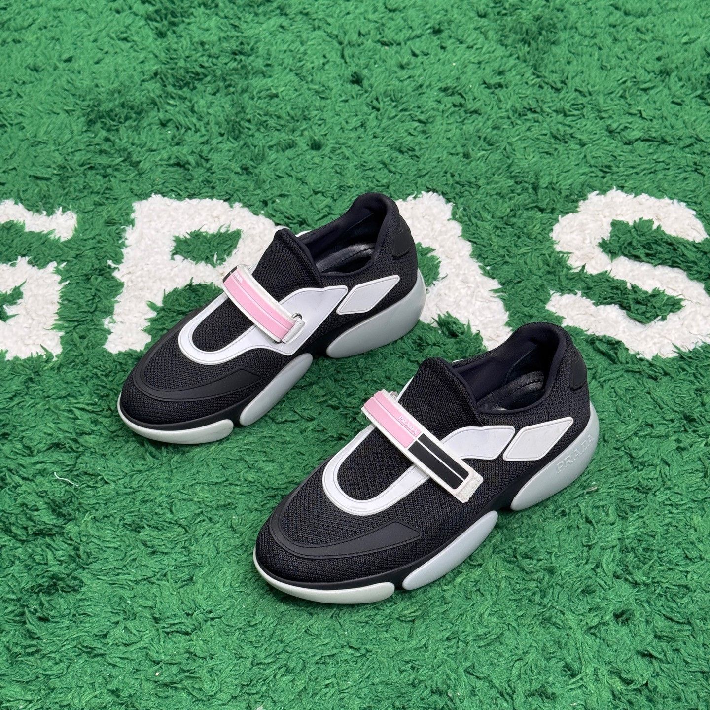 Prada Prada Casual Pink Lowtop Sneakers us_6-5 Women Size US 6.5 / IT 36.5 - 1 Thumbnail