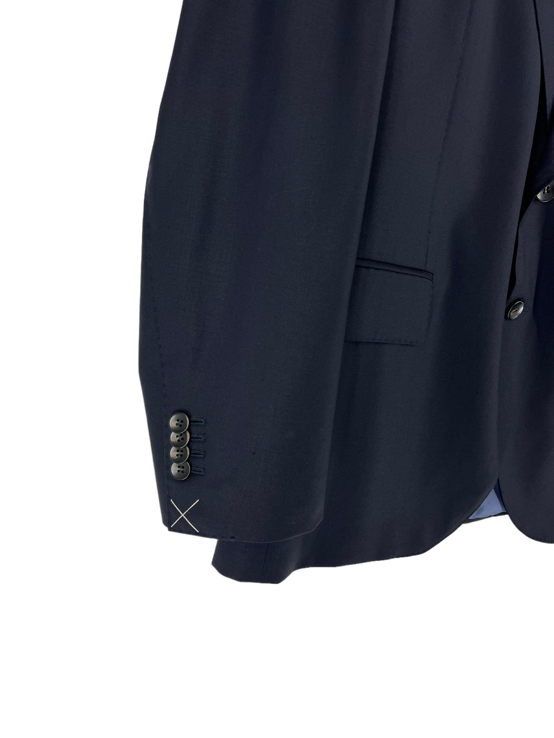 Suitsupply La Spalla Wool Formal Blazer Waistcoat Suit EU:28; UK/US:46S Size 46S - 9 Thumbnail
