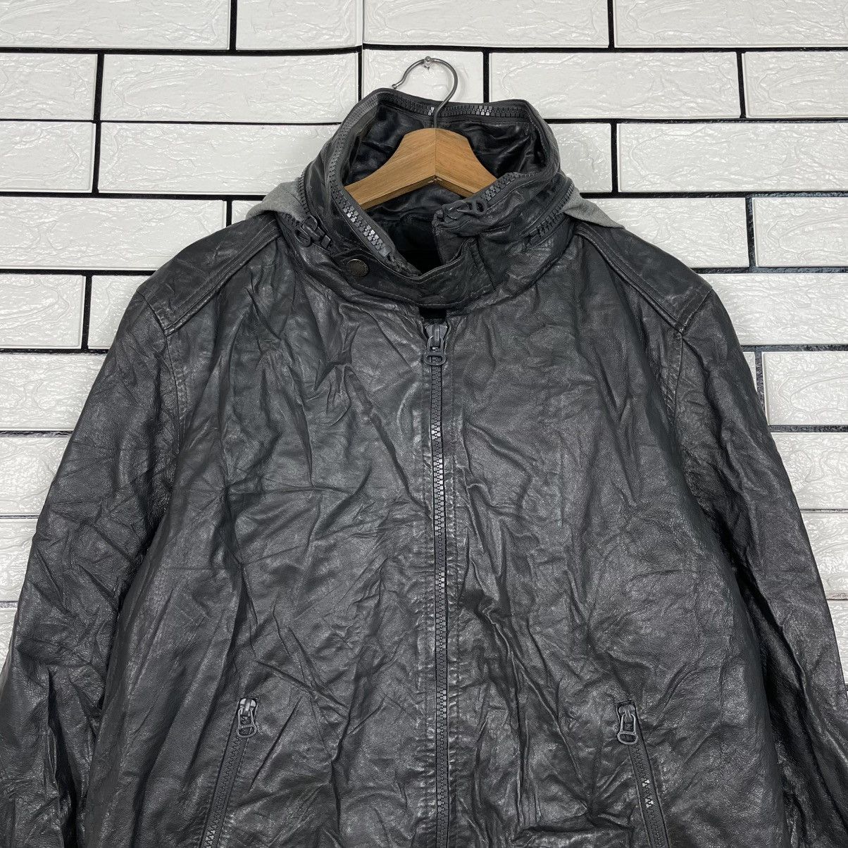 Japanese Brand Meters/Bonwe Leather Jacket Size US M / EU 48-50 / 2 - 2 Thumbnail