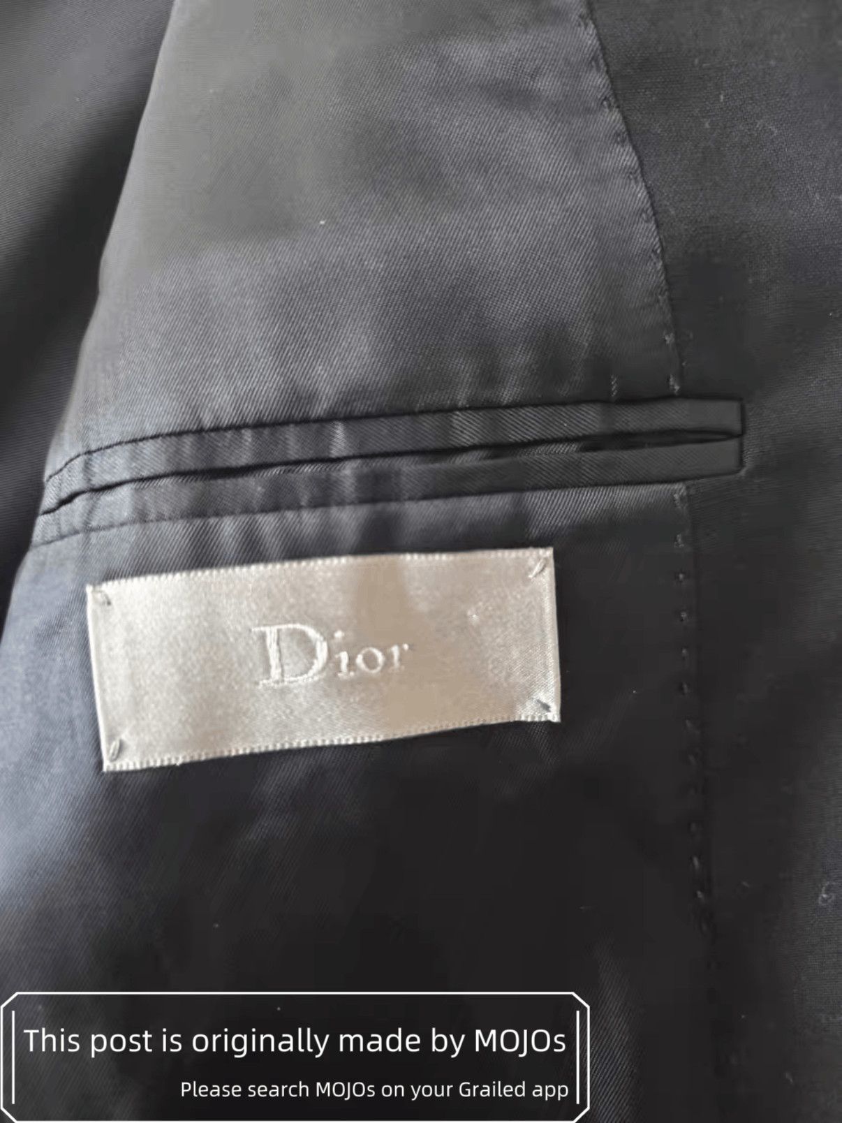 Dior Sz 48 Dior Homme Chest Cutting Blazer mojos416 Size US M / EU 48-50 / 2 - 6 Thumbnail