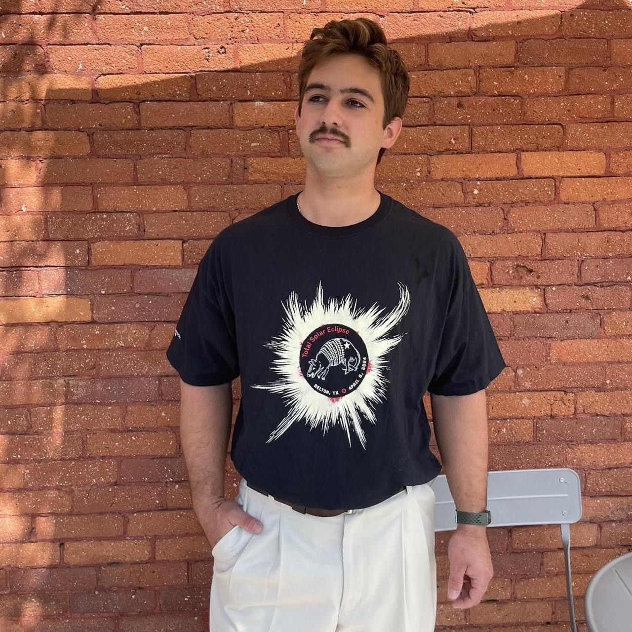 Zara Total solar eclipse black graphic t-shirt size men’s 2XL Size US XXL / EU 58 / 5 - 2 Thumbnail