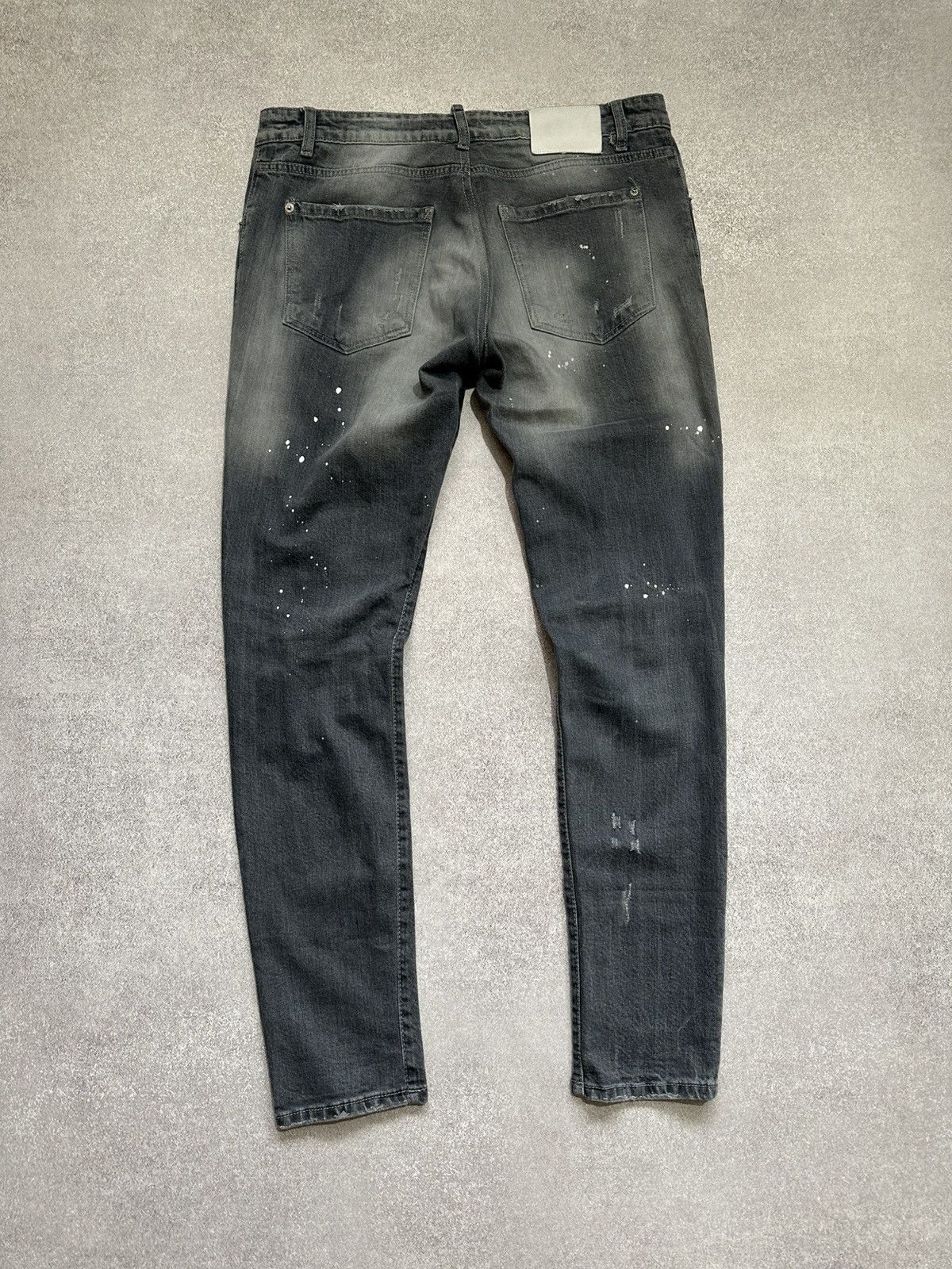 Dsquared2 Dsquared2 Luxury Gray Wash Denim Distressed Style Slim Jeans Size US 30 / EU 46 - 9 Thumbnail