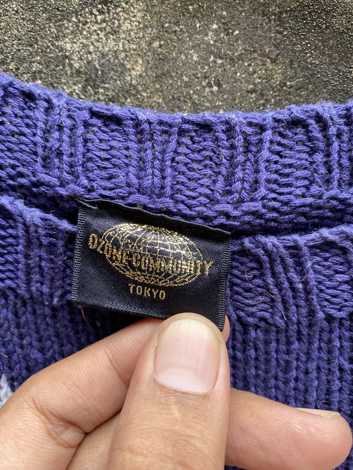Beauty Beast × Hysteric Glamour × Issey Miyake Ozone Community By Hysteric Glamour knit Cable Sweater Size US M / EU 48-50 / 2 - 5 Thumbnail