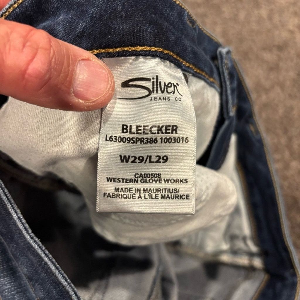 Silver Jeans Co. Silver Jeans Women's Bleeker Skinny Jeans Size 29" - 6 Thumbnail