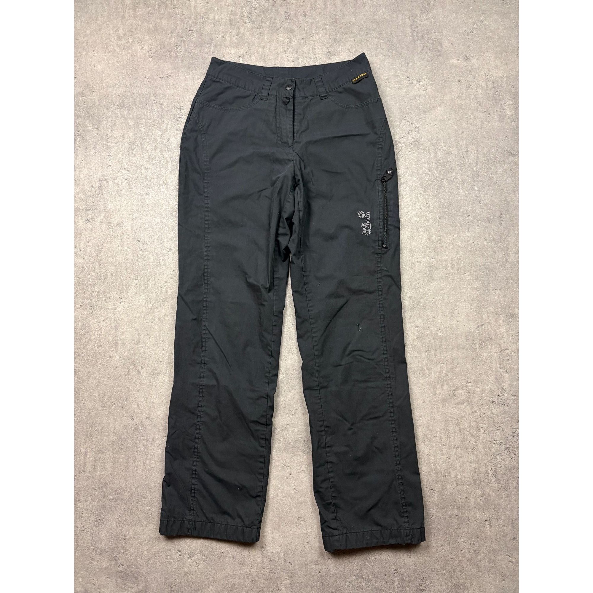 Jack Wolfskin Jack Wolfskin Black Hiking Trousers | Size XS (34) | Great C Size 24" / US 00 / IT 34 - 1 Thumbnail