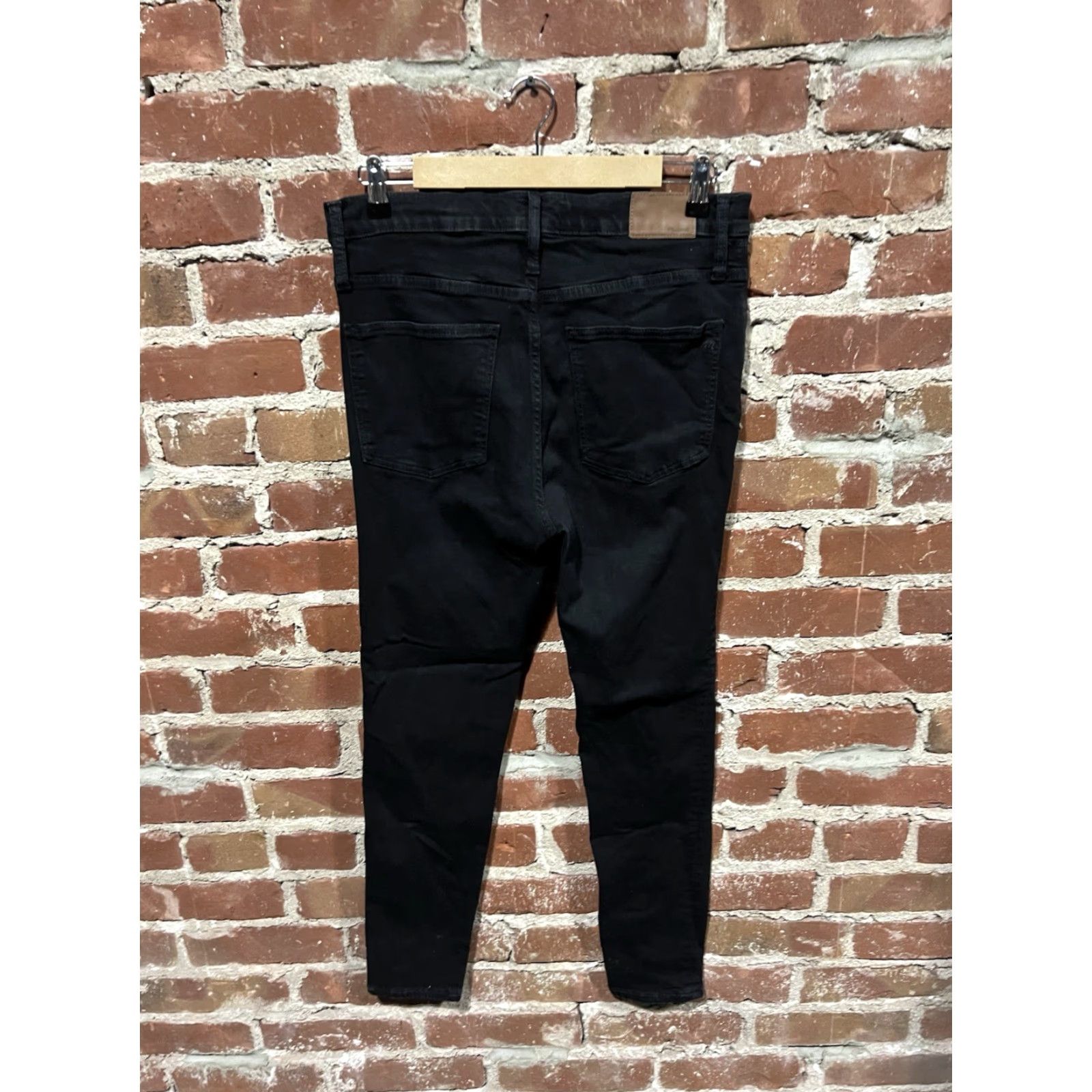 Madewell Madewell Pants Black Skinny Ankle Women 30 High Rise Size 30 Womens Size 30" / US 8 / IT 44 - 2 Thumbnail