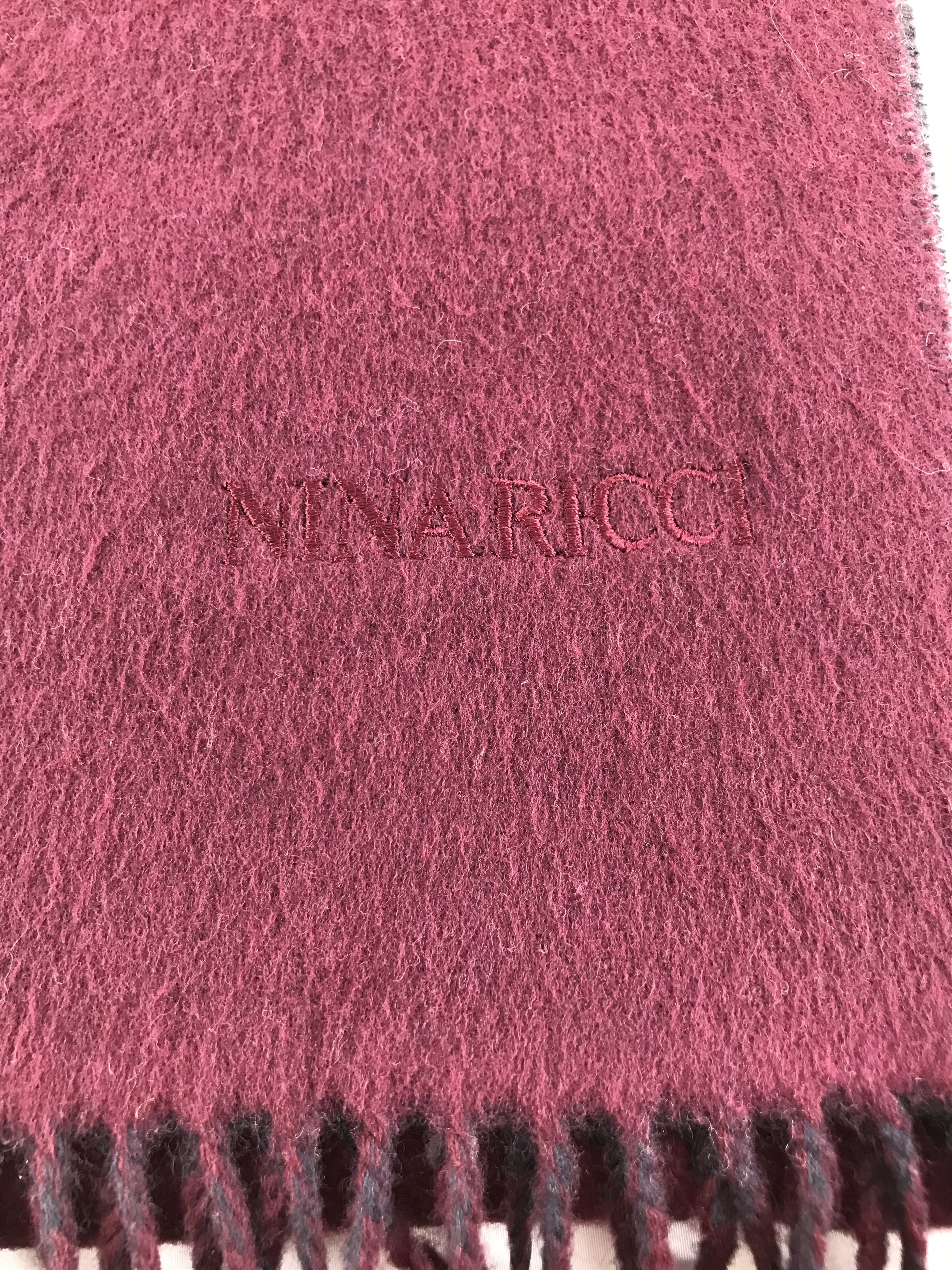 Nina Ricci Nina Ricci Scarf Muffler Wool V133 Size ONE SIZE - 4 Thumbnail