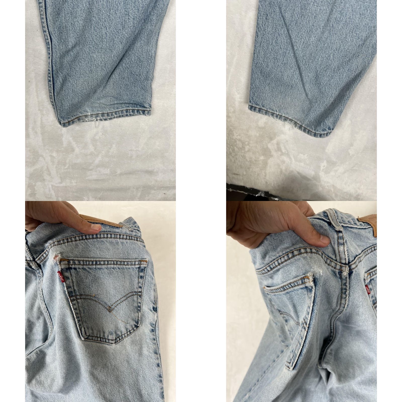 Levi's VINTAGE Levi's Jeans Mens 36x34 Blue Light Wash Relaxed Straight Leg Denim Mexico Size US 36 / EU 52 - 9 Thumbnail