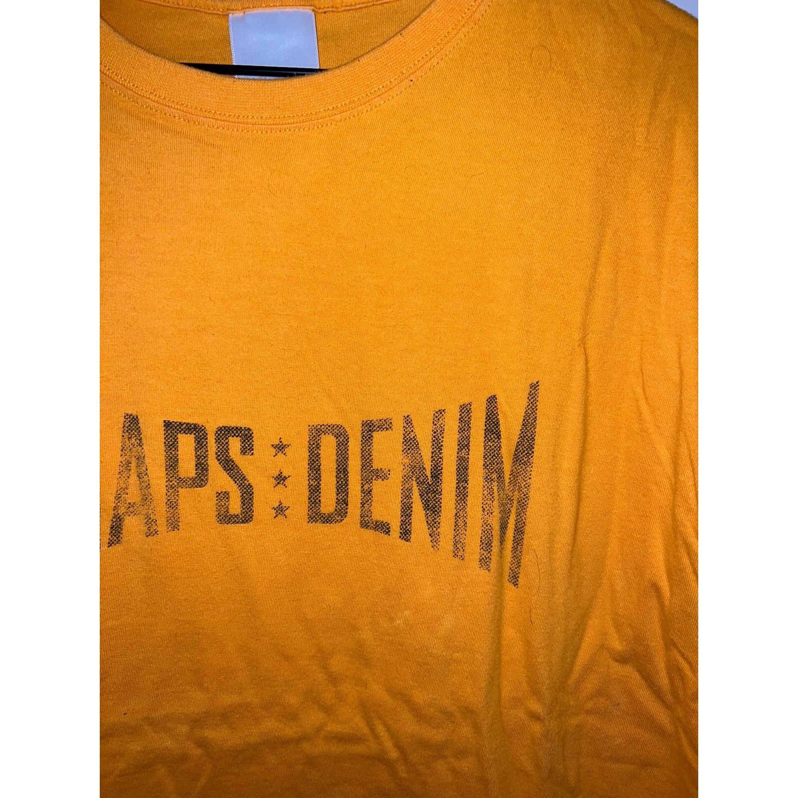 Chaps Y2K Chaps Denim Shirt Yellow Short Sleeve Tee 2000s L Large Size US L / EU 52-54 / 3 - 4 Thumbnail