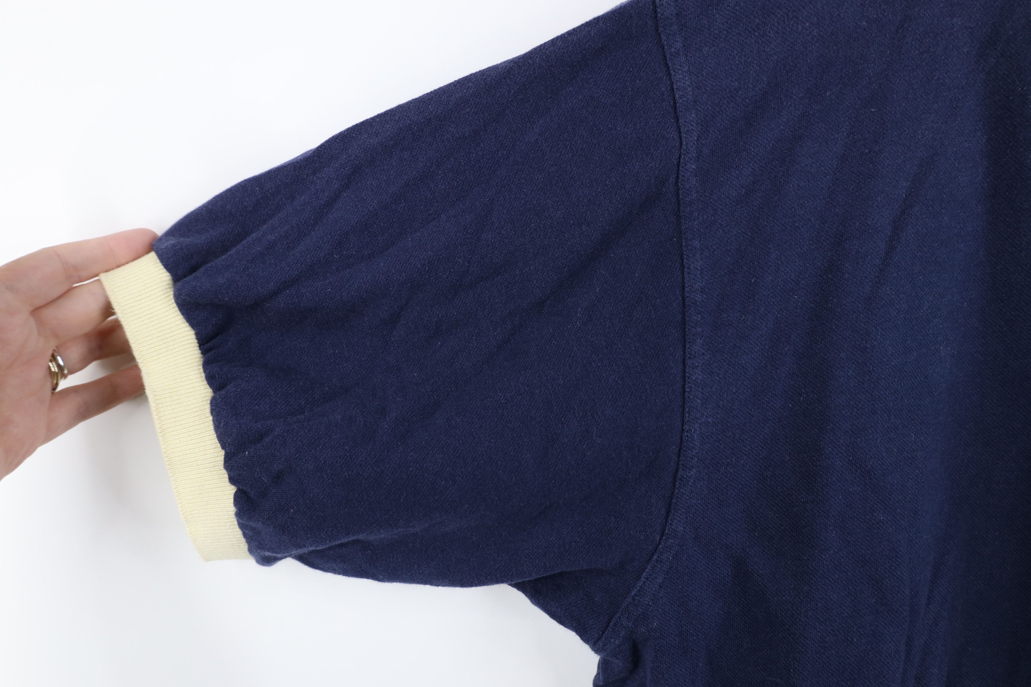 Champion Vintage 90s Champion Notre Dame University Polo Shirt Blue Size US L / EU 52-54 / 3 - 6 Thumbnail