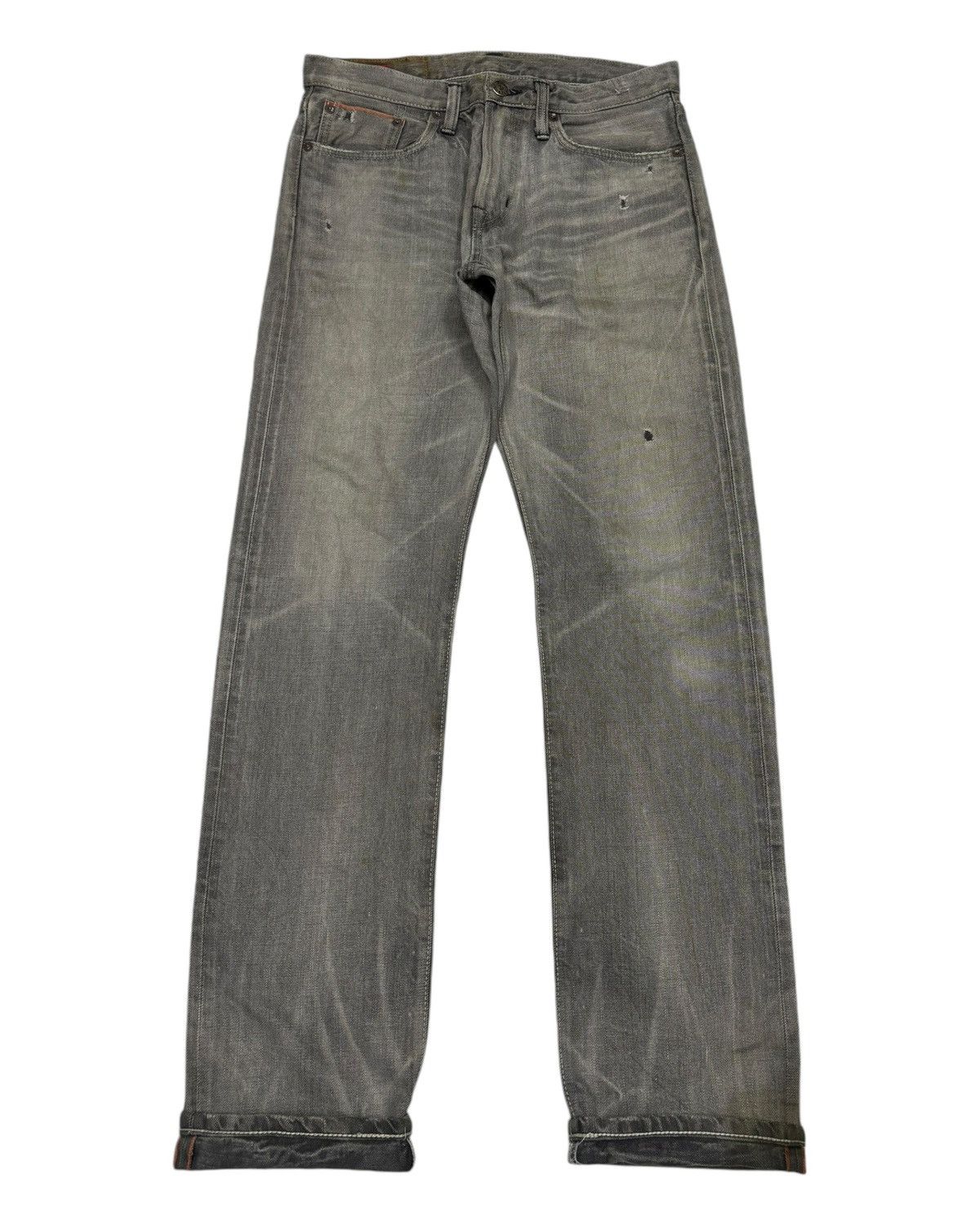 Edwin 🔥Rare Edwin Smoke Grey Clawmark Selvedge Denim Jeans Size US 30 / EU 46 - 2 Thumbnail