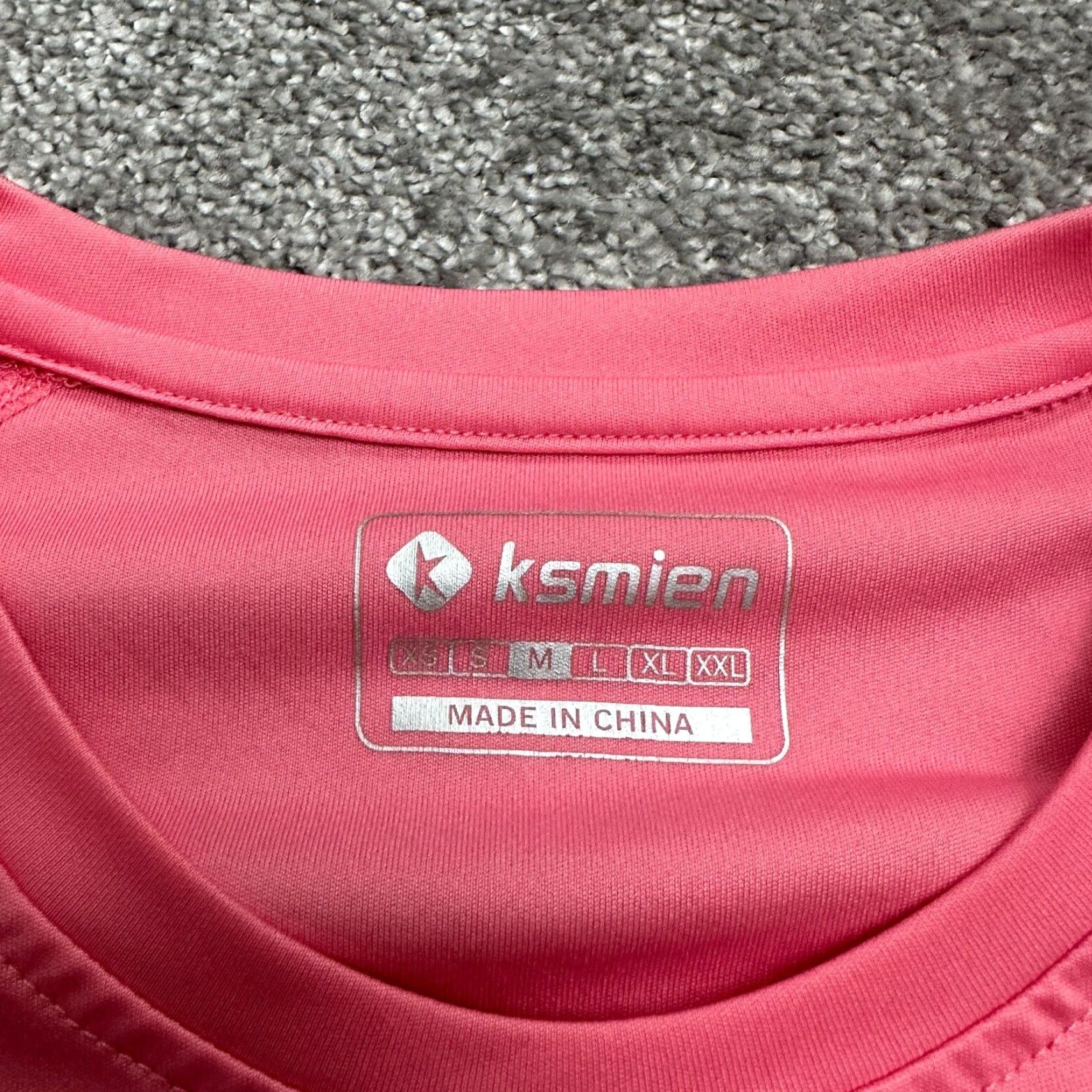 Pinko Ksmien Active Top Women's Pink Long Sleeve Raglan Crew Neck T-Shirt M Athletic Fit (Adult) Womens Size M / US 6-8 / IT 42-44 - 6 Thumbnail