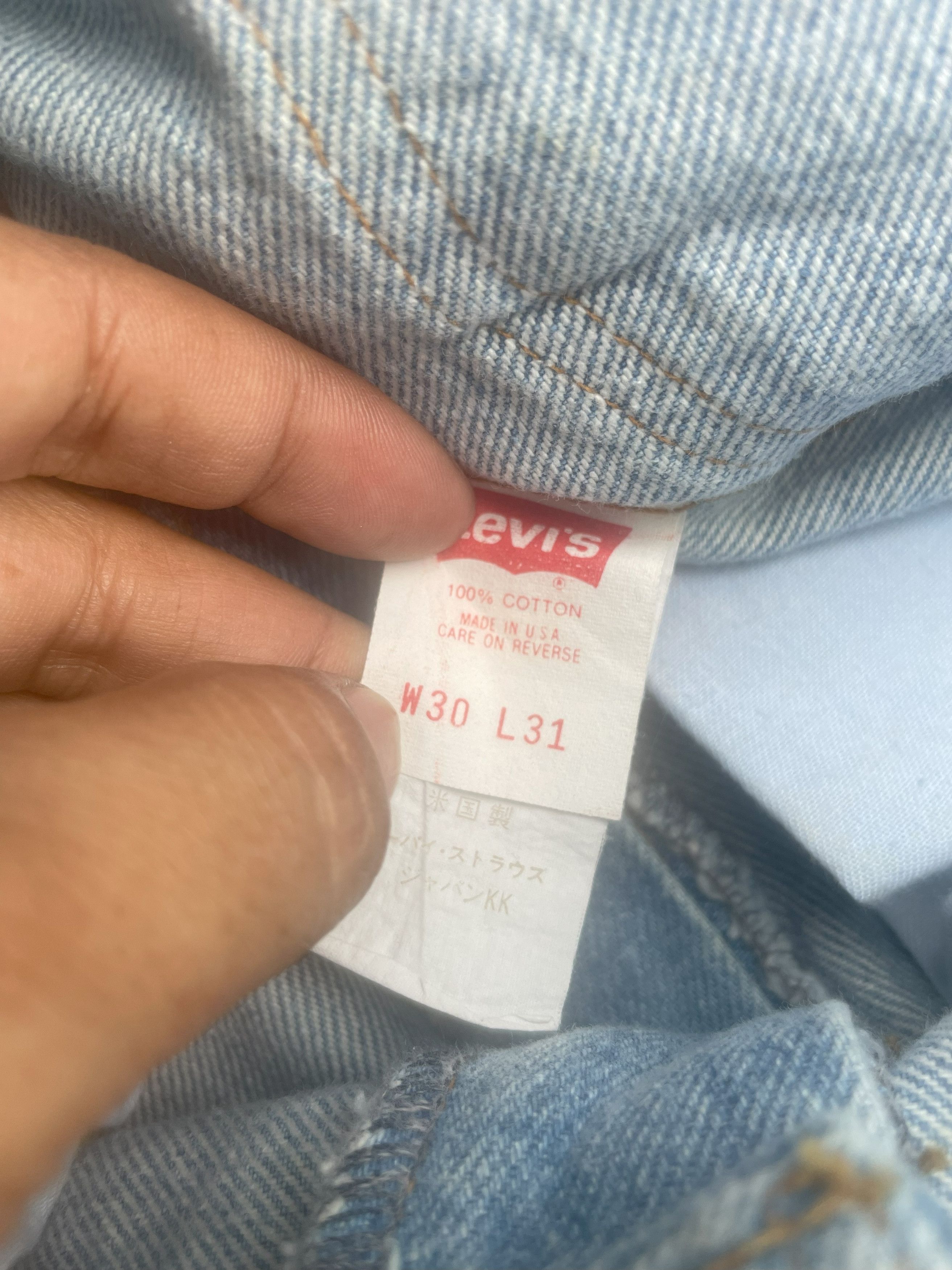 Levi's Vintage 1998 Levis 610 With Tag Size 29" - 10 Thumbnail