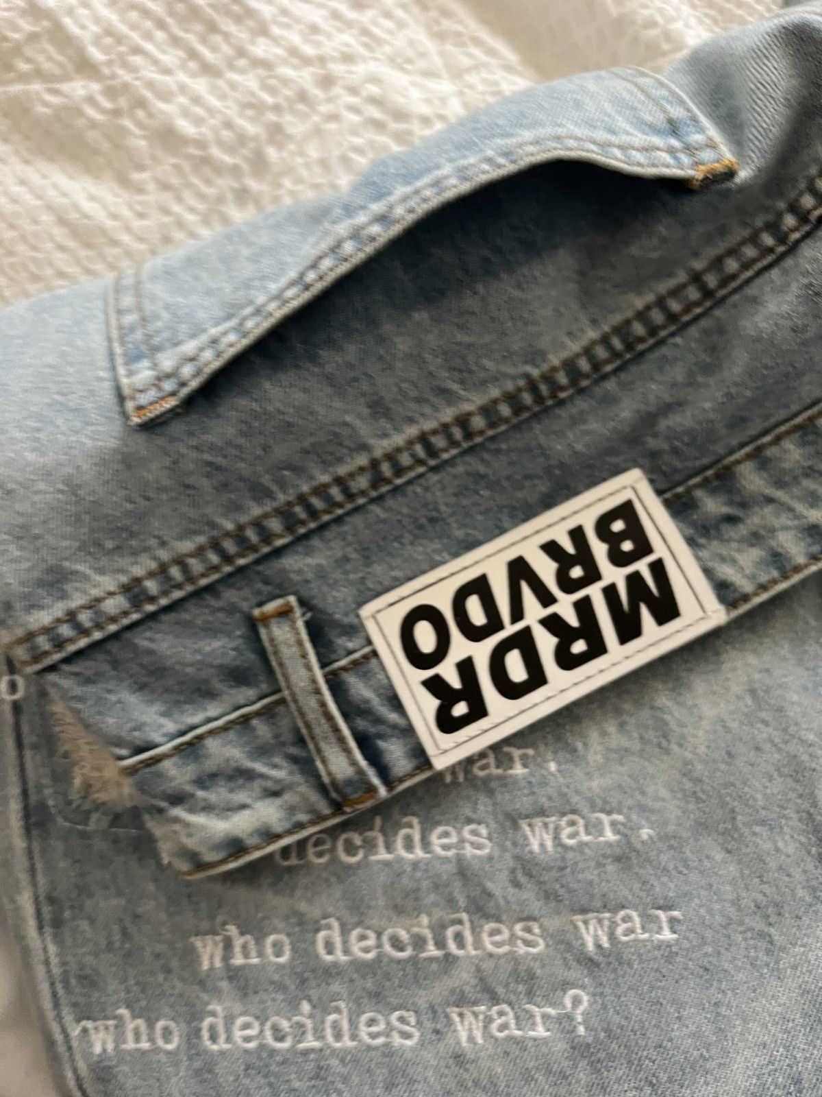 Who Decides War Who Decides War Scripture Jeans size 36 Size US 36 / EU 52 - 4 Thumbnail