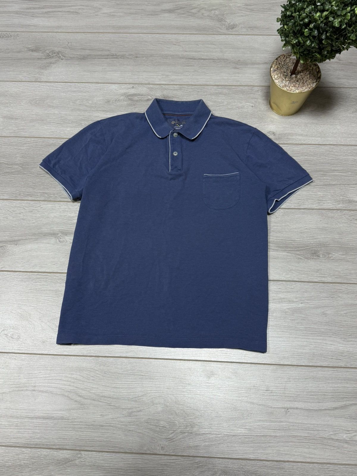 Loro Piana Loro Piana Regatta Cotton Polo shirt buttons Size US XXL / EU 58 / 5 - 1 Thumbnail