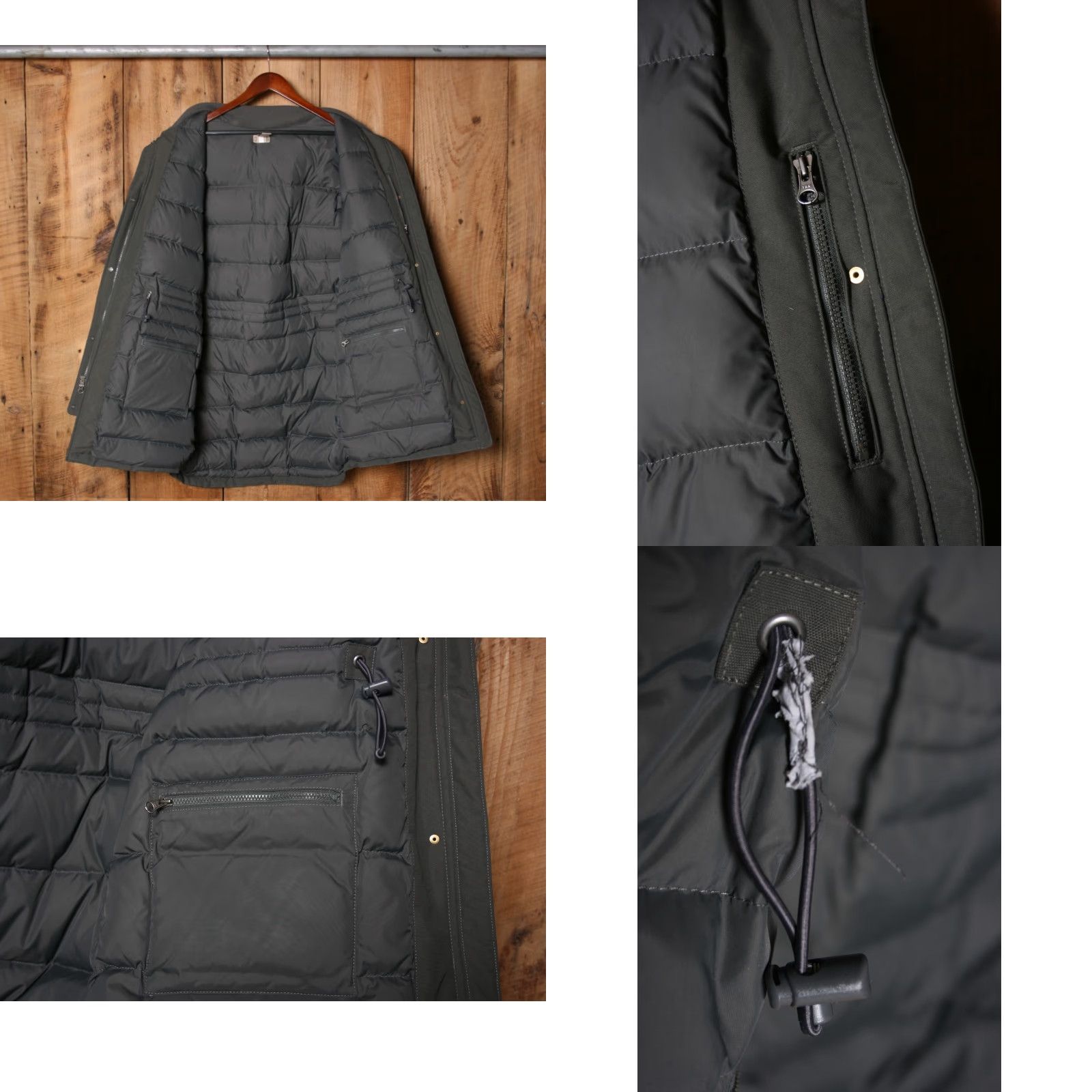 Vintage DULUTH TRADING CO. Gray Duck Down Insulated Hooded Parka Women's Sz. L Coat, Parka, Nylon, Down, Snap, Zip, Size L, Gray - Womens, Women, Coat Size L / US 10 / IT 46 - 9 Thumbnail