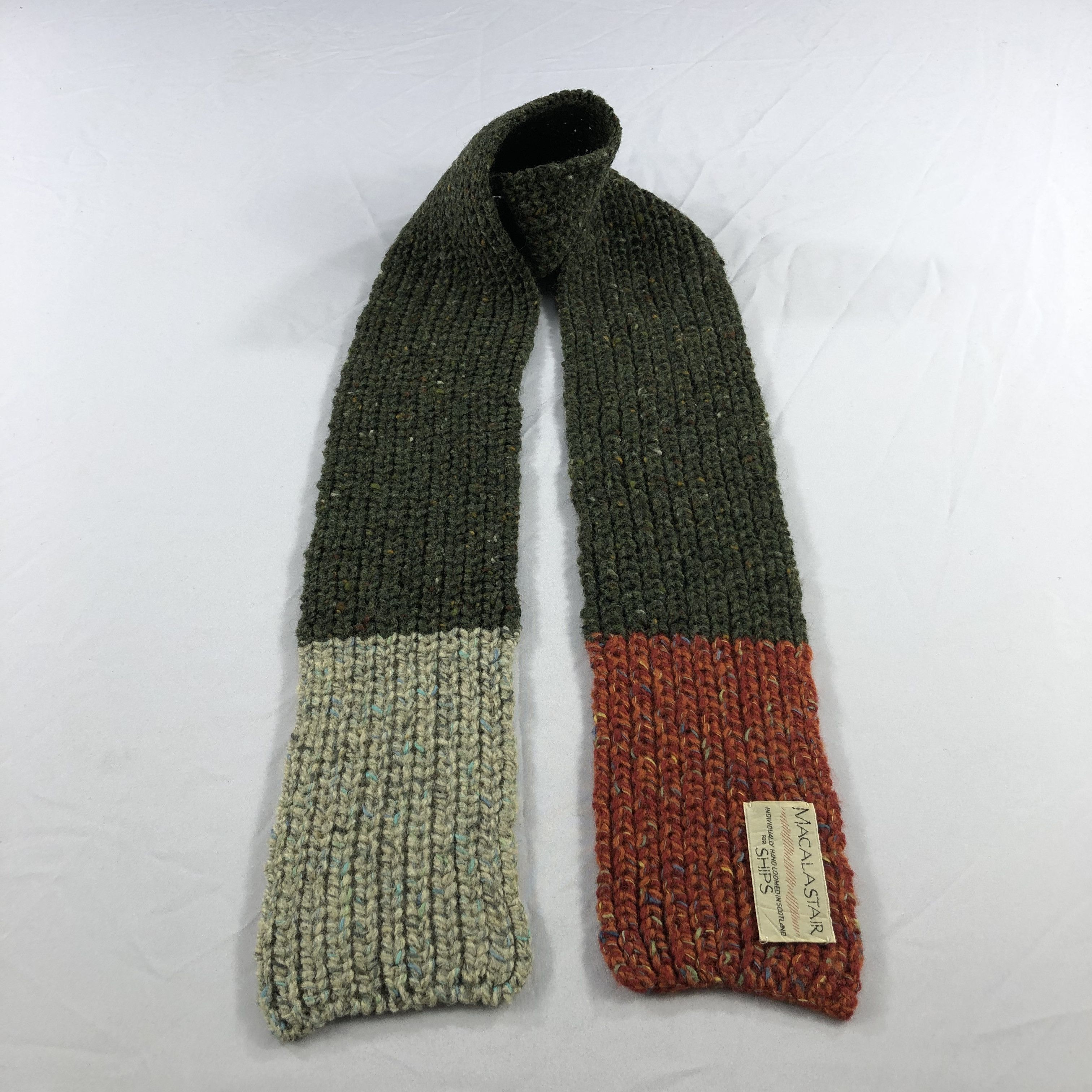 SHIPS Macalastair X Ships Wool Scarf Muffler V994 Size ONE SIZE - 1 Thumbnail