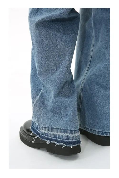 VIBE y2k denim distressed damaged washed jeans Size US 30 / EU 46 - 8 Thumbnail