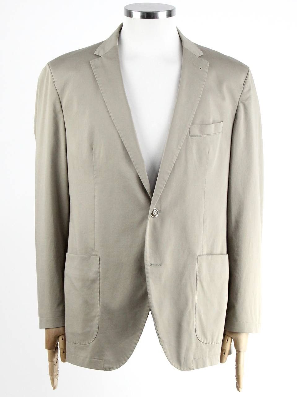 BENVENUTO. BENVENUTO. BLACK Beige cotton jacket Size 54R - 1 Thumbnail