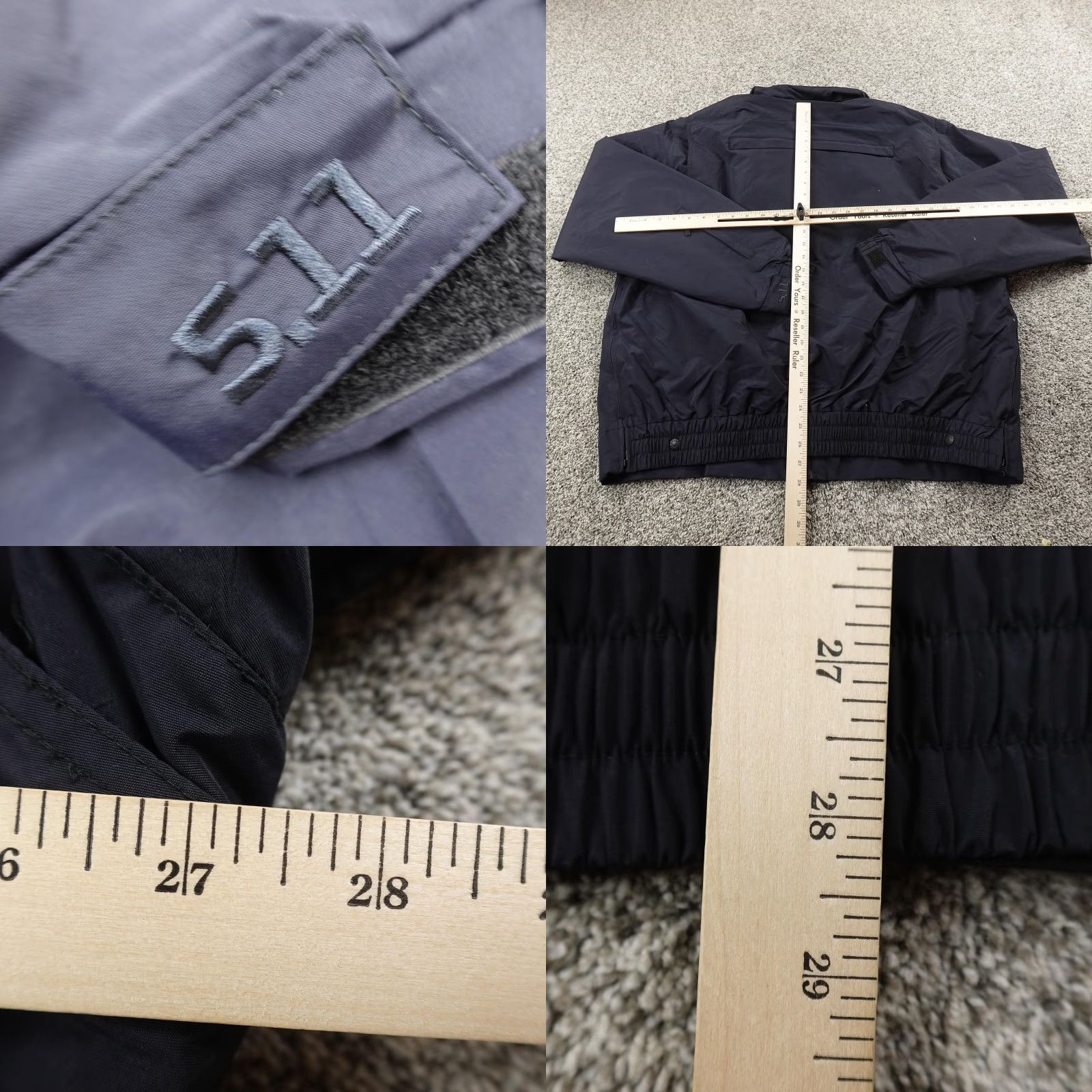Vintage 5.11 Tactical Jacket Mens XLT Blue Signature Duty Zip Bomber Coat Work Shell Size US XL / EU 56 / 4 - 8 Thumbnail