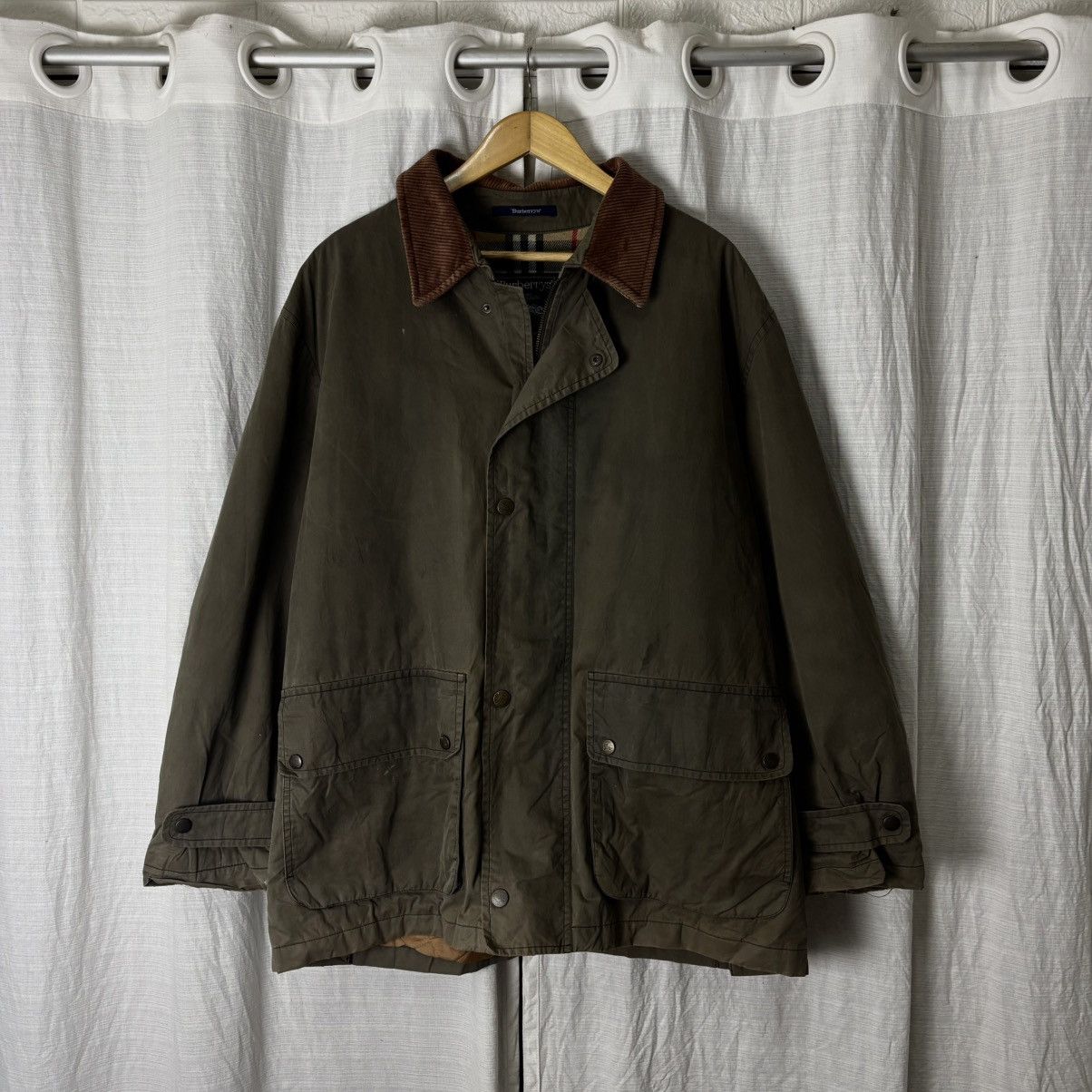 Burberry × Vintage VINTAGE BURBERRY JACKET Size US XL / EU 56 / 4 - 1 Thumbnail