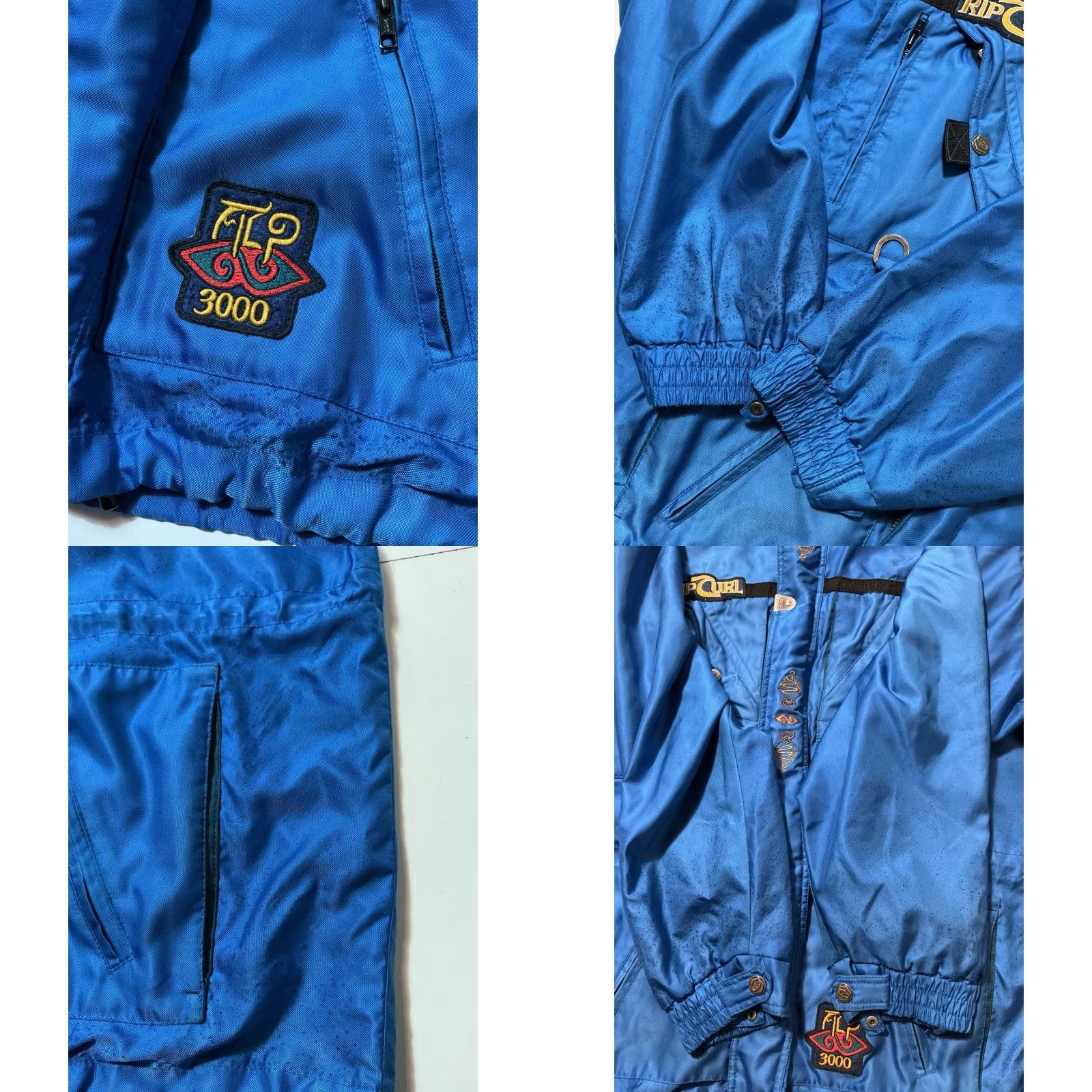 Rip Curl VINTAGE Rip Curl ALP 3000 Jacket XL Blue Snow Ski Zip Mens 90s CelTech Waterproof Full Zip Hooded Size US XL / EU 56 / 4 - 8 Thumbnail