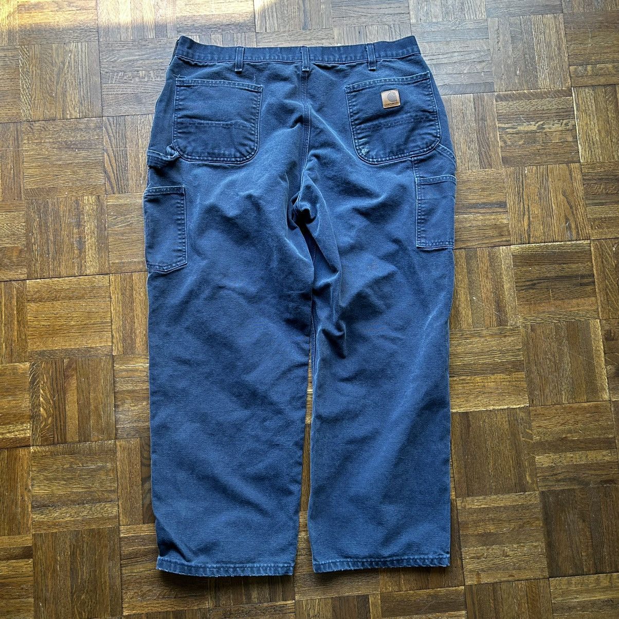 Carhartt Vintage faded blue carhartt wideleg pants Size US 40 / EU 56 - 2 Thumbnail