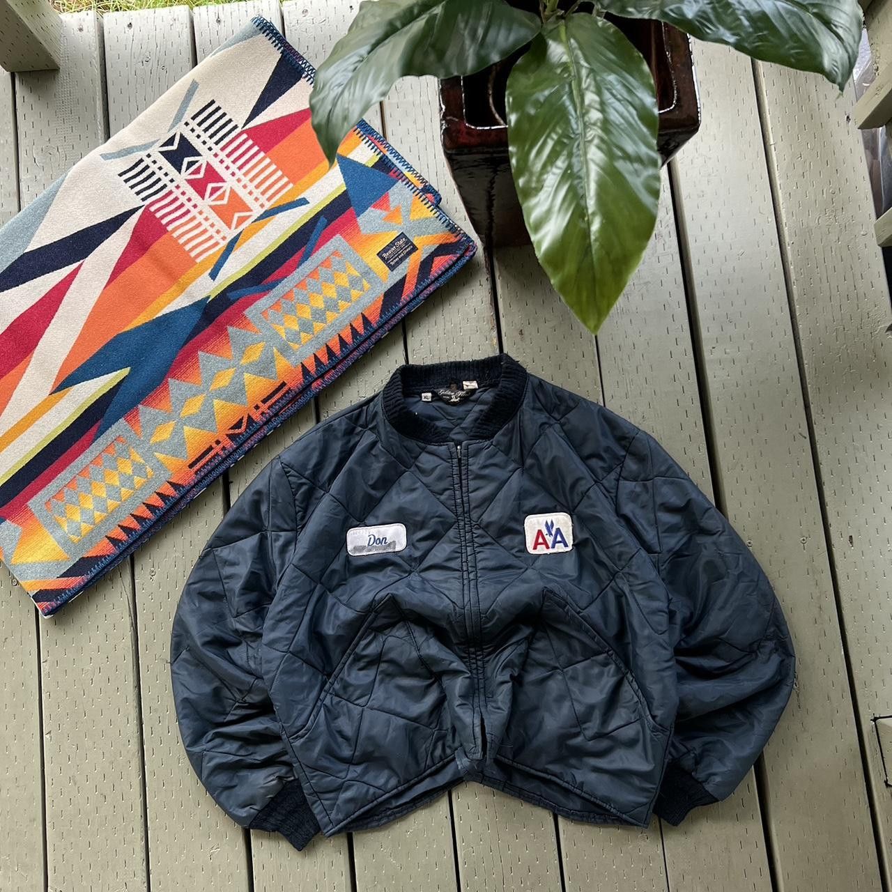Vintage Vintage quilted bomber jacket United Airlines Size US XL / EU 56 / 4 - 1 Thumbnail