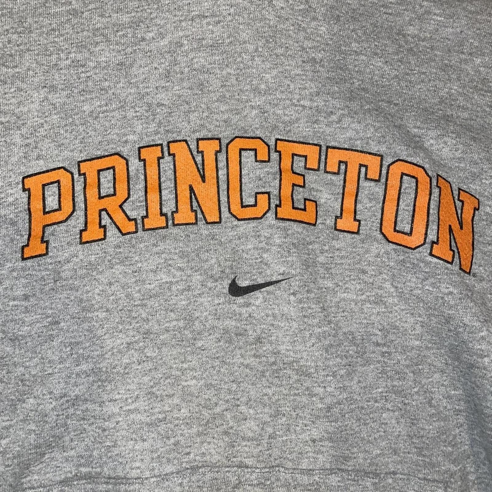 Nike Vintage 90s Princeton Nike hoodie center swoosh Size US XXL / EU 58 / 5 - 2 Thumbnail