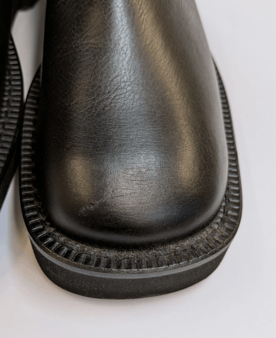 MM6 MAISON MARGIELA Leather Knee High Boots Size US 10 / IT 40 - 7 Thumbnail