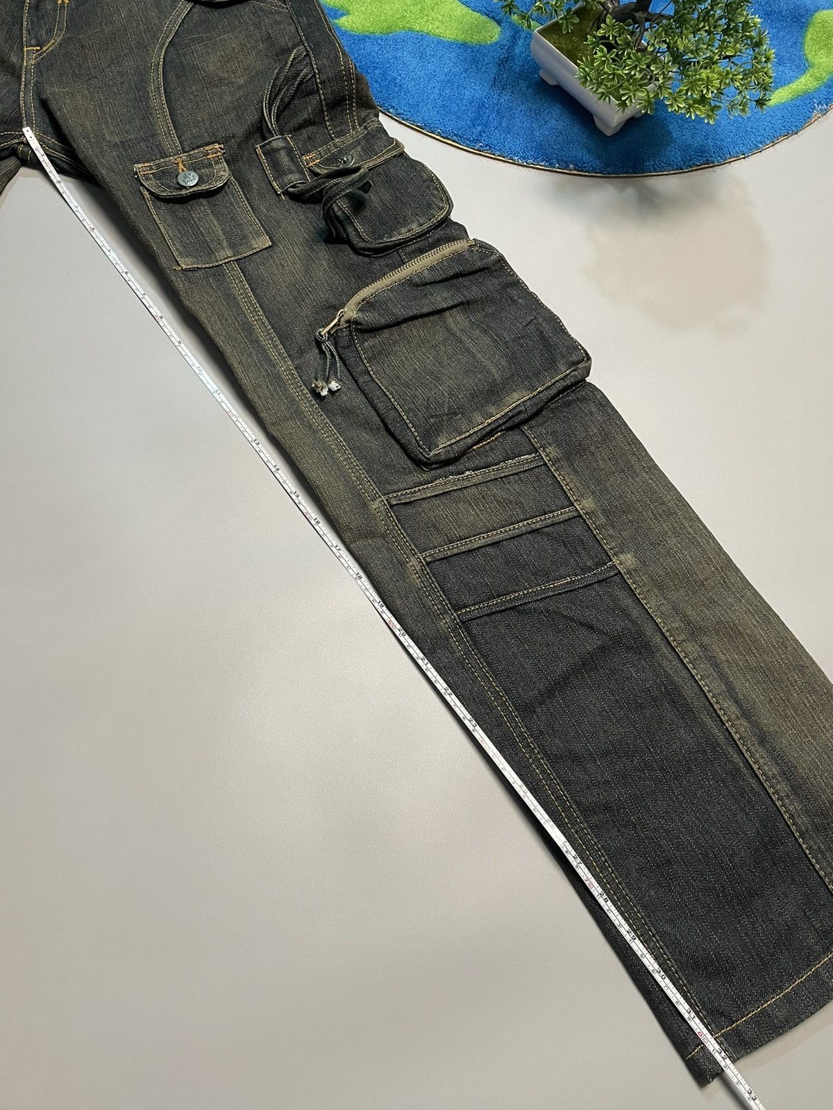 Seditionaries Multi Pocket Jeans De Art Denim Size US 29 - 21 Thumbnail