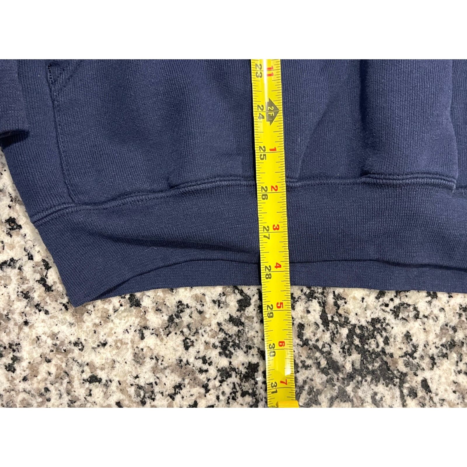 Carhartt Carhartt Hoodie Mens M Navy Blue Pullover Sweatshirt Logo Graphic Print Pockets All Seasons Fleece Size US M / EU 48-50 / 2 - 3 Thumbnail