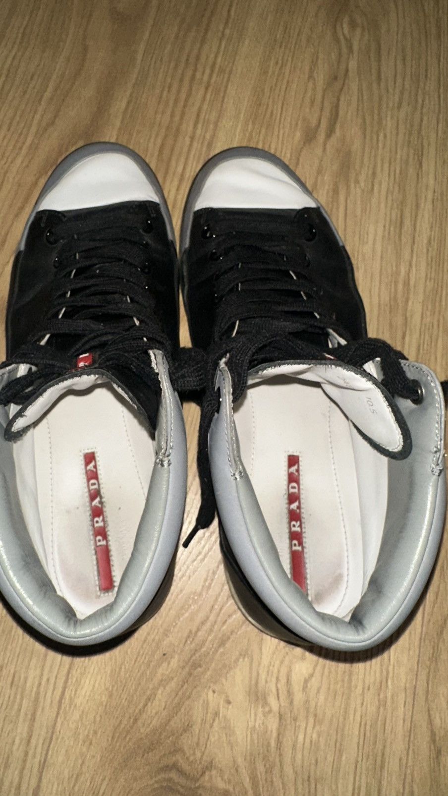 Prada Prada hi-tops Size US 12 / EU 45 - 15 Thumbnail