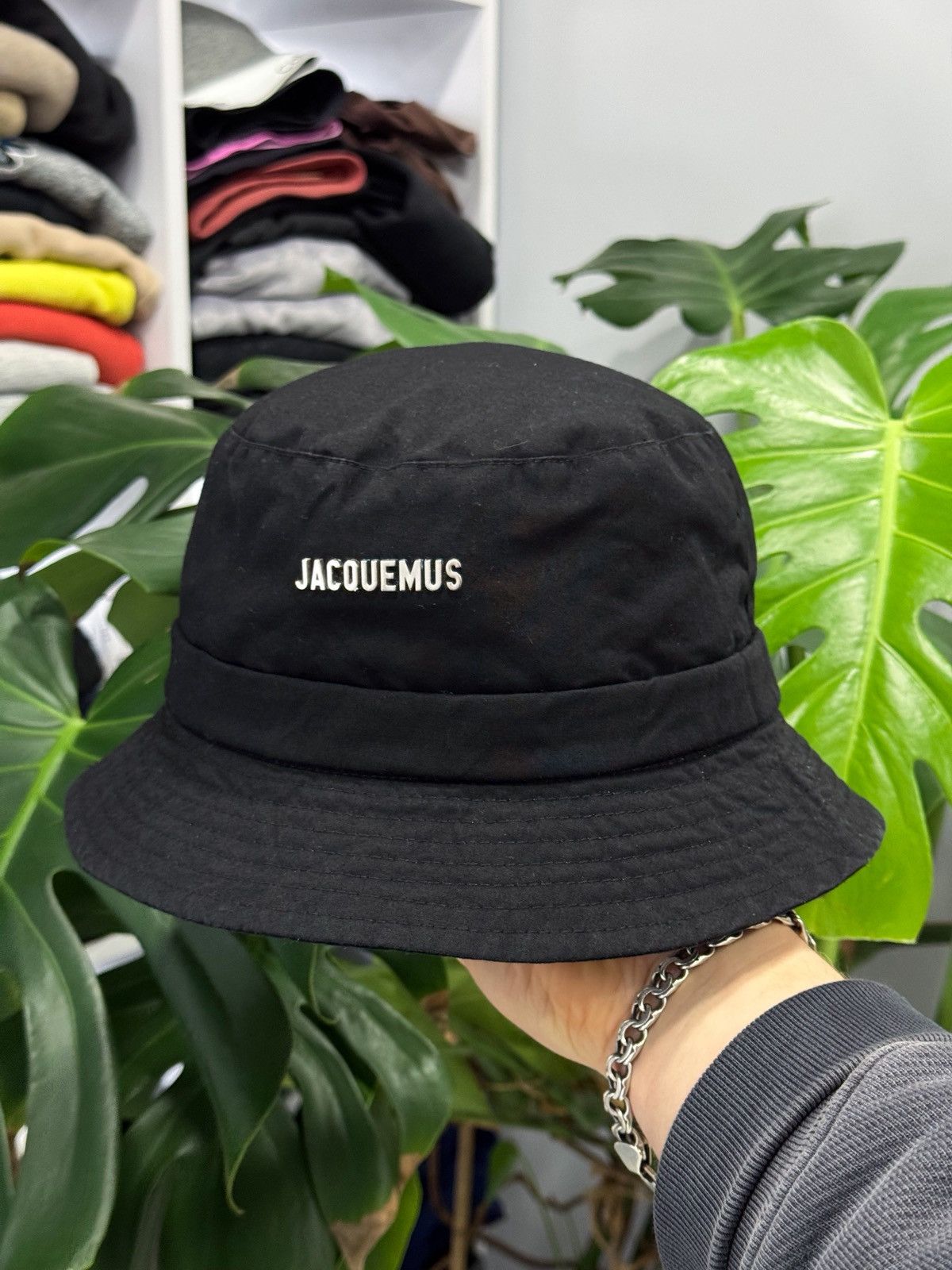 Jacquemus Jacquemus black bucket hat size 58(one size) Size ONE SIZE - 2 Thumbnail