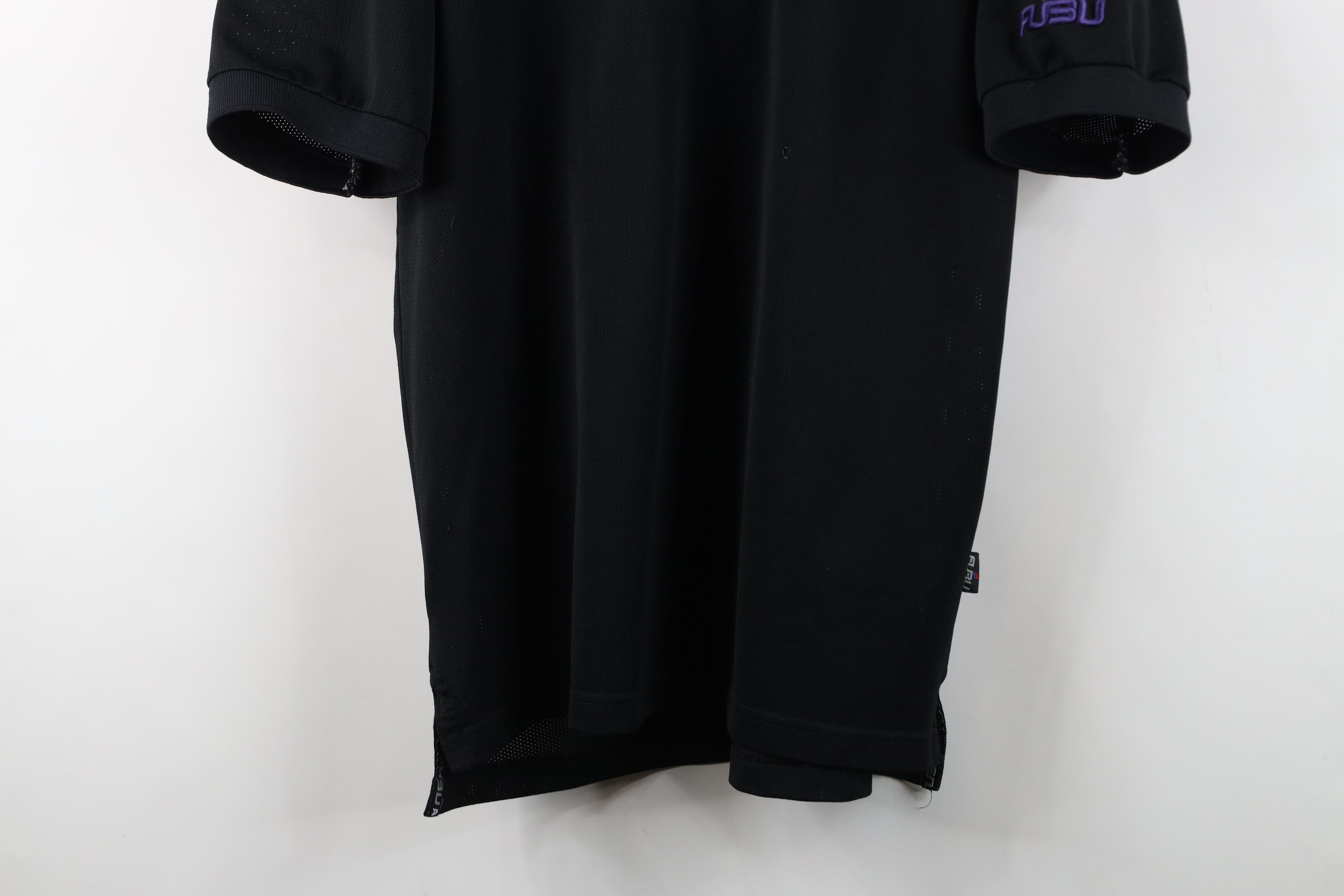 Fubu Vintage Y2K FUBU x NBA Los Angeles Lakers Knit Polo Shirt Size US L / EU 52-54 / 3 - 3 Thumbnail