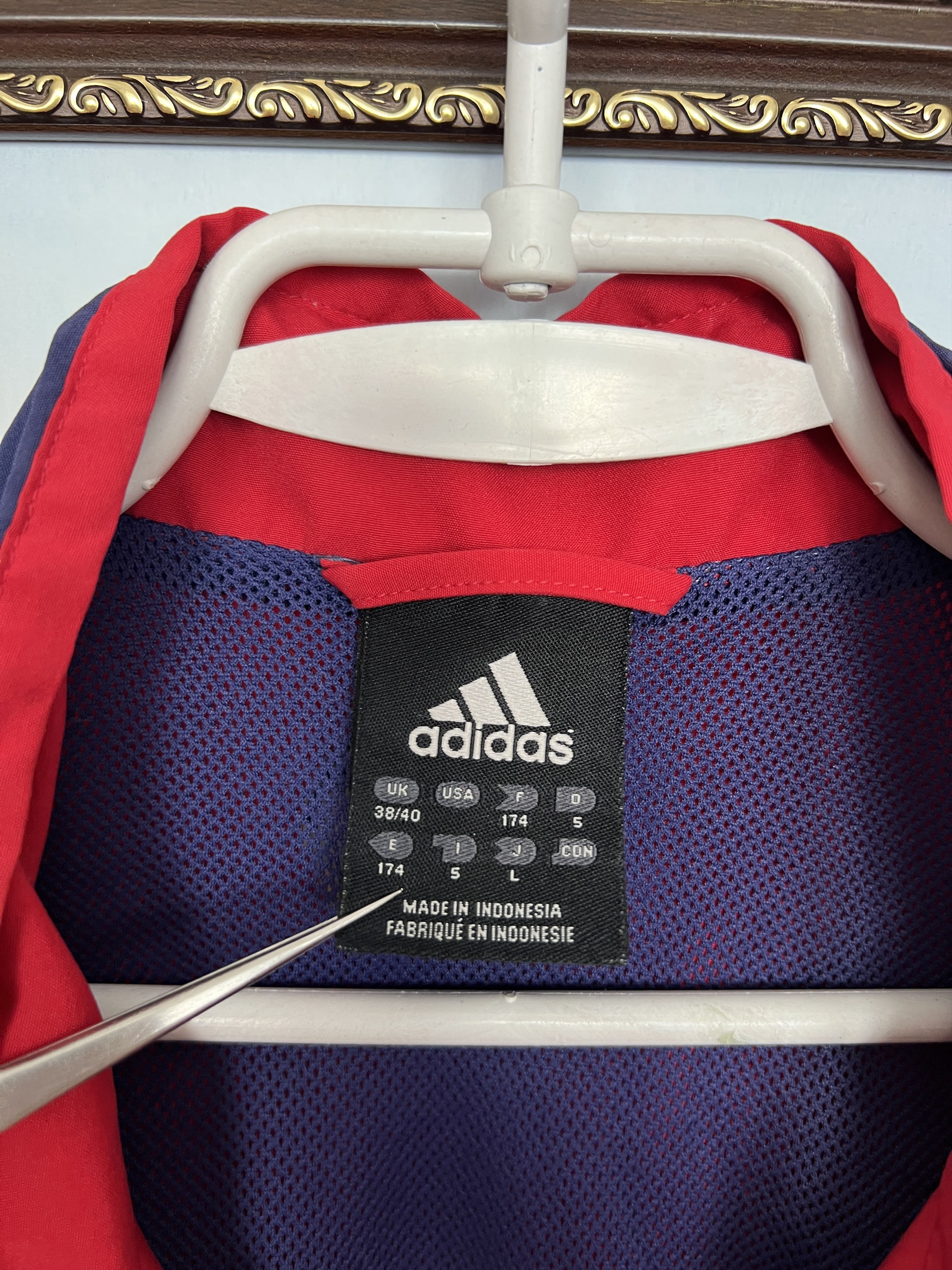 Adidas Vintage Romania Football Jacket Soccer Track Top Zip Size US M / EU 48-50 / 2 - 7 Thumbnail