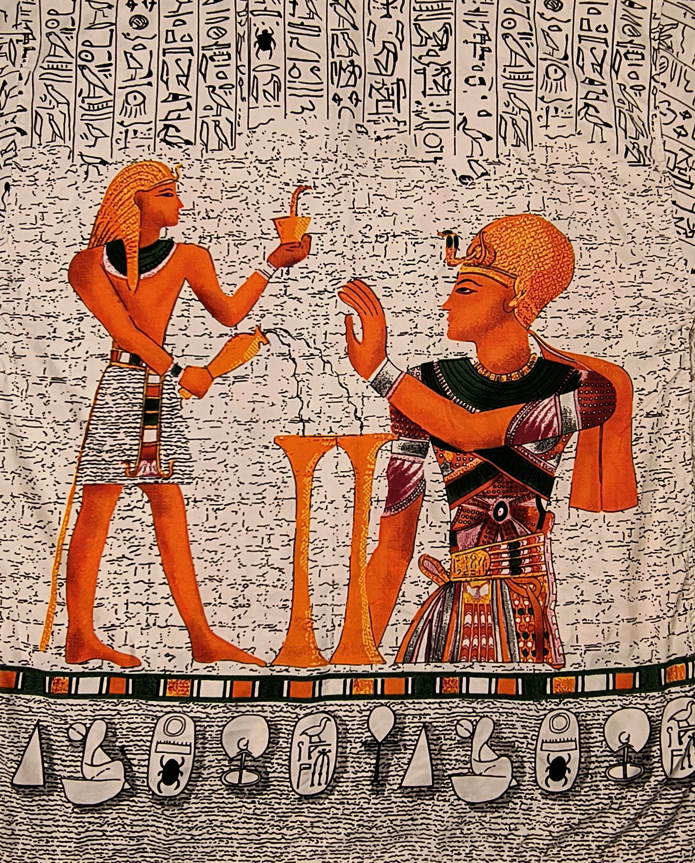 Other Vintage egyptian pharaoh Ramses II 90s button up shirt Size US L / EU 52-54 / 3 - 1 Thumbnail