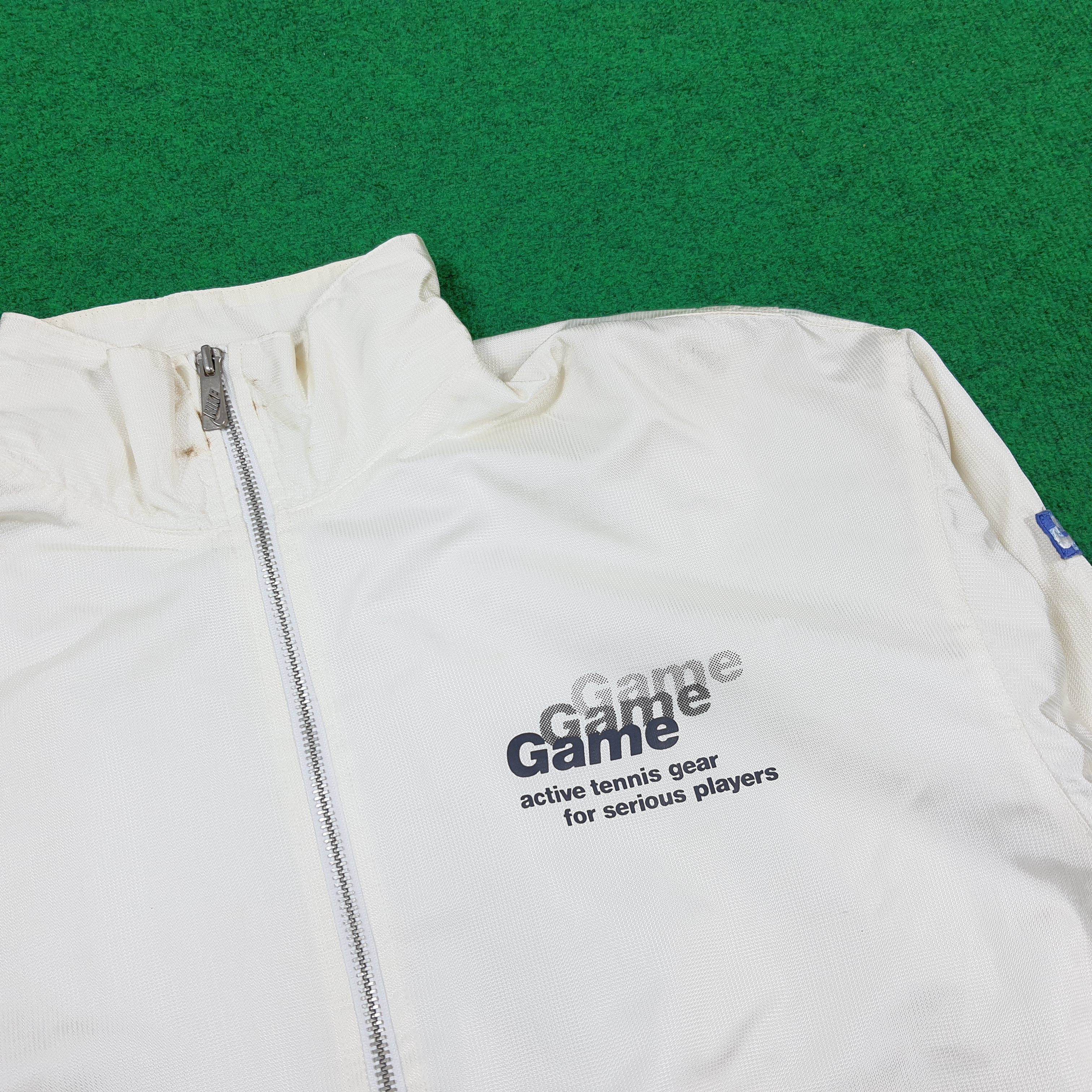 Nike Vintage NIKE Game Tennis Gear Windbreaker Bomber C306N14 Size US L / EU 52-54 / 3 - 2 Thumbnail