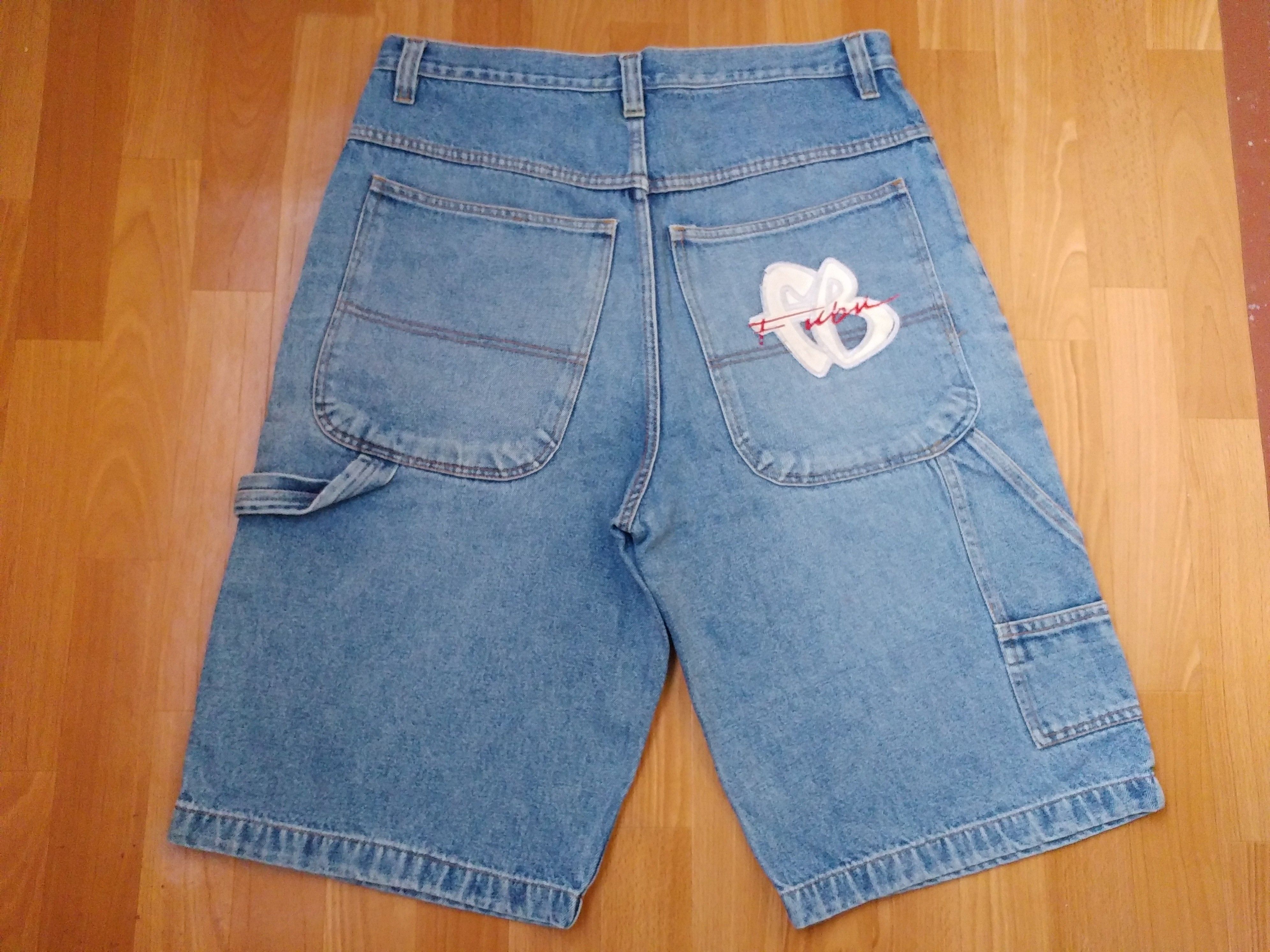Fubu FUBU jeans shorts, old school vintage baggy, hip hop size 36 Size US 36 / EU 52 - 1 Thumbnail