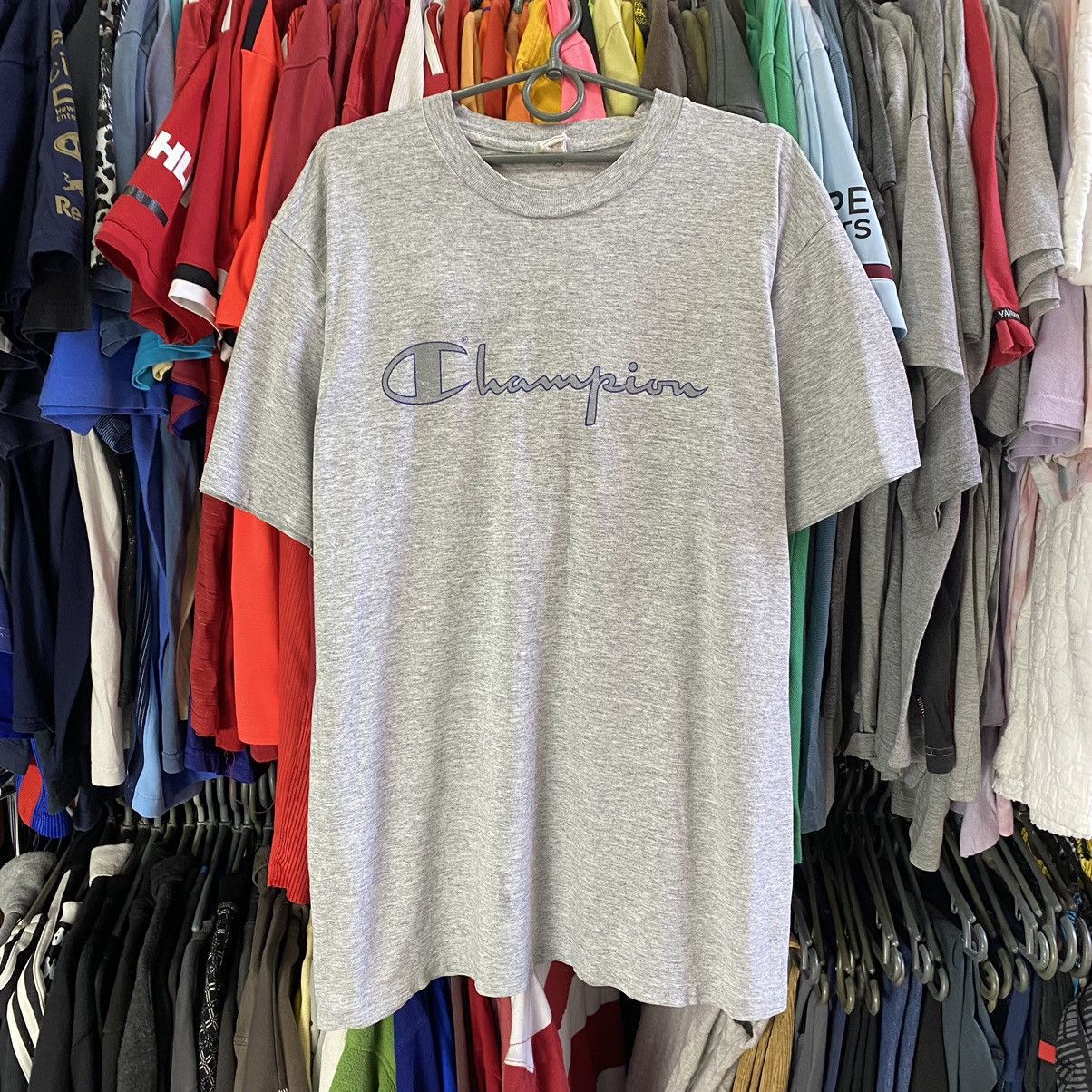 Champion Vintage Champion Big Logo Made In USA 90’s tee Size US XL / EU 56 / 4 - 1 Thumbnail