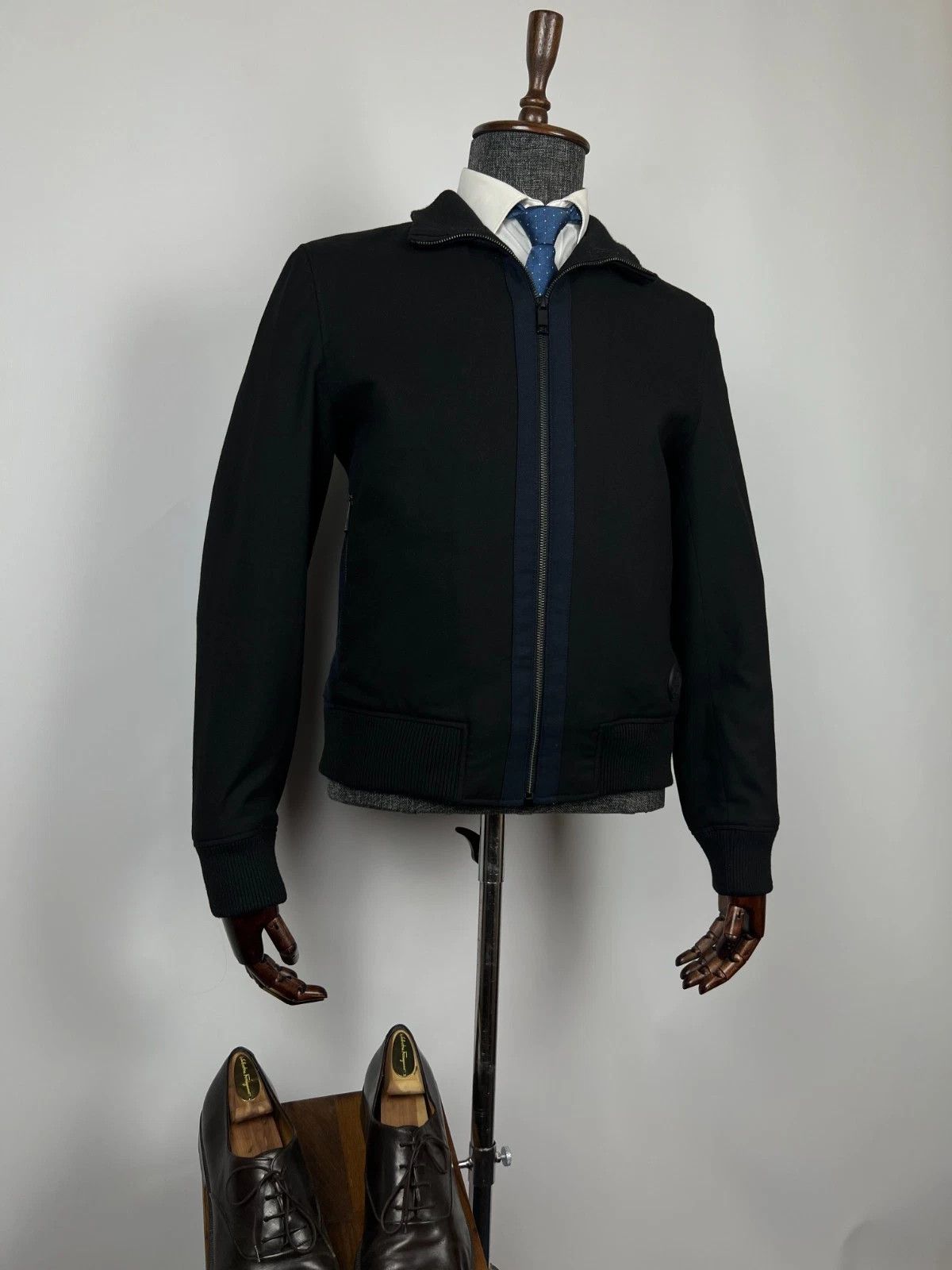 Ted Baker Ted Baker London Full Zip Black Casual Bomber Jacket Size 3 Size US M / EU 48-50 / 2 - 3 Thumbnail
