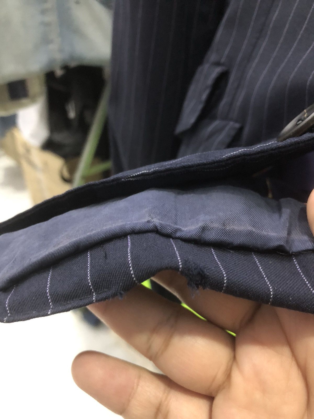 Cerruti 1881 × Paul Smith Paul Smith x Cerruti 1881 stripe blazer single breasted Size 38R - 15 Thumbnail