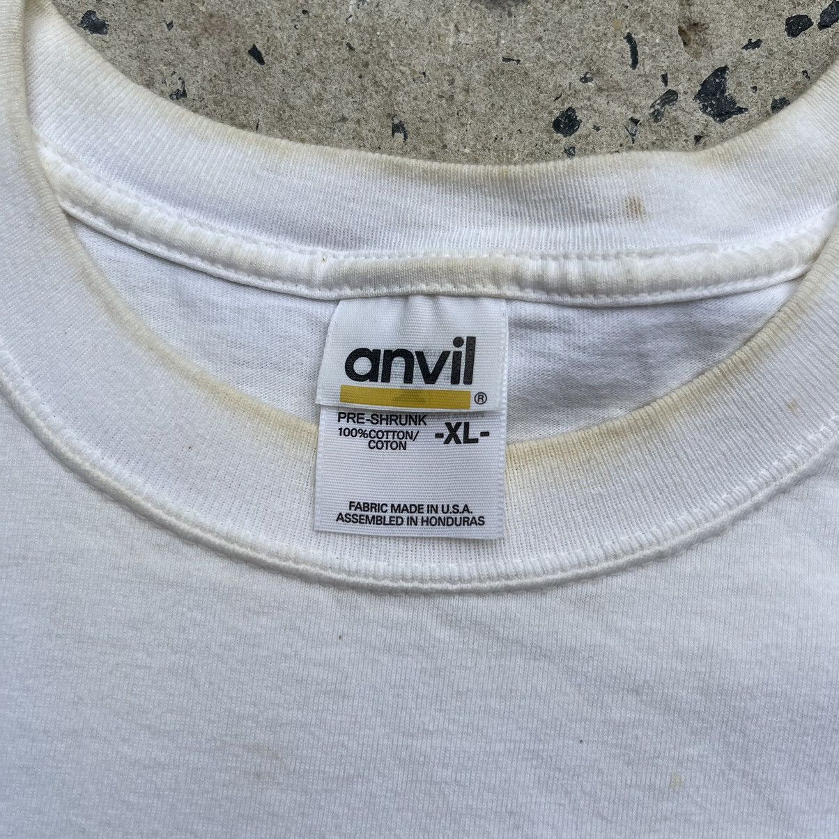 Anvil Vintage 90s Thrashed 93.3 WMMR ROCK Shirt Size US XL / EU 56 / 4 - 4 Thumbnail