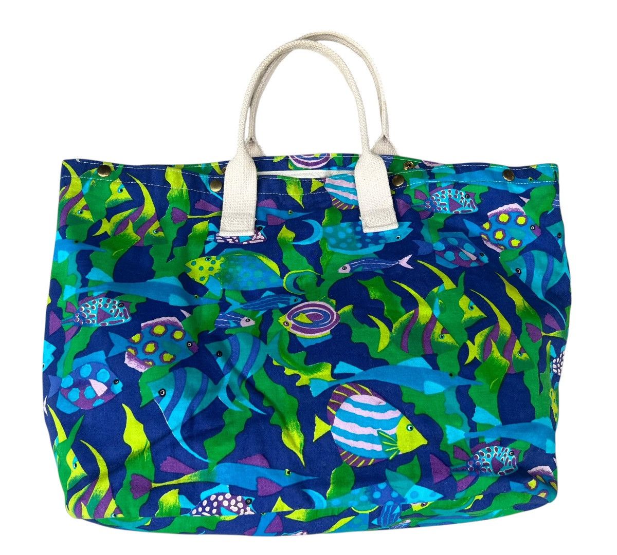 L.L. Bean RARE! 70s L.L. Bean All Print Tote Bag Size ONE SIZE - 7 Thumbnail