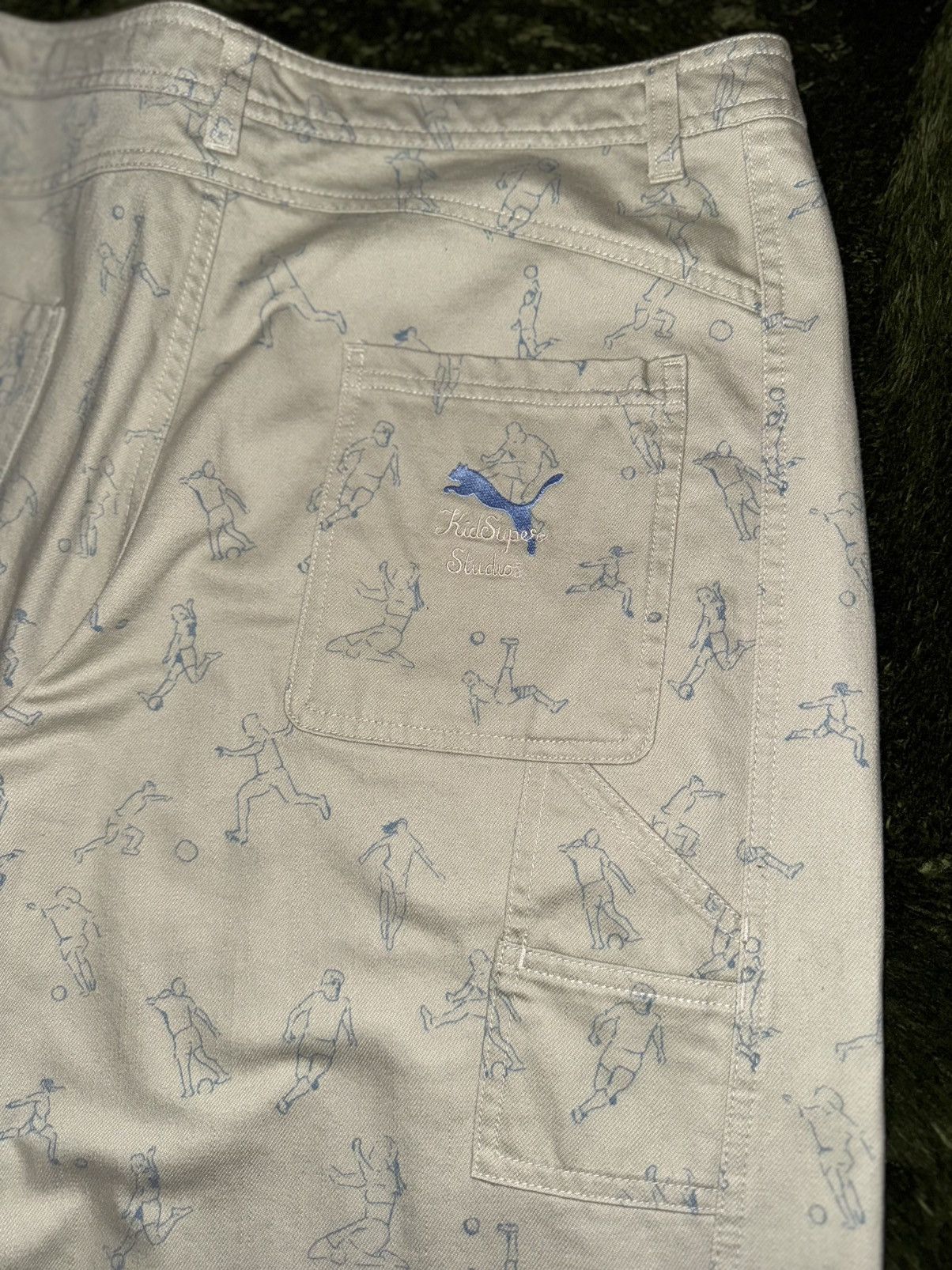 KidSuper × Puma [L] KIDSUPER x PUMA heavy cotton Relaxed Fit Carpenter Pants Size US 34 / EU 50 - 10 Thumbnail