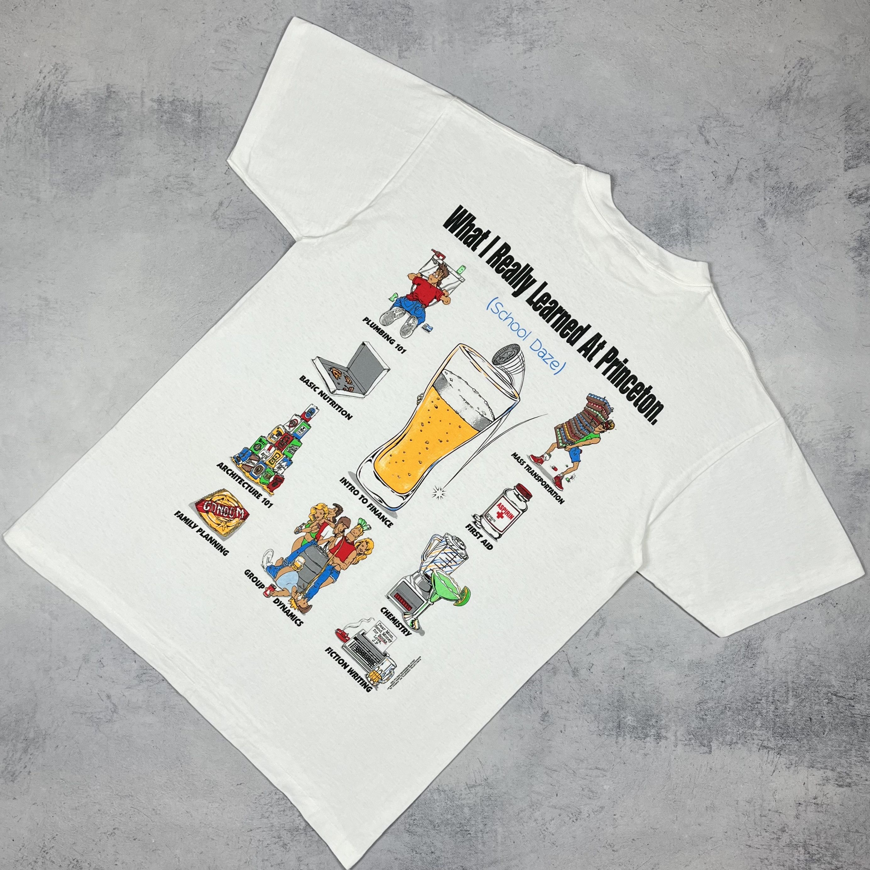Vintage Vintage “What I really Learned At Princeton” T Shirt 1994 Size US XL / EU 56 / 4 - 1 Thumbnail